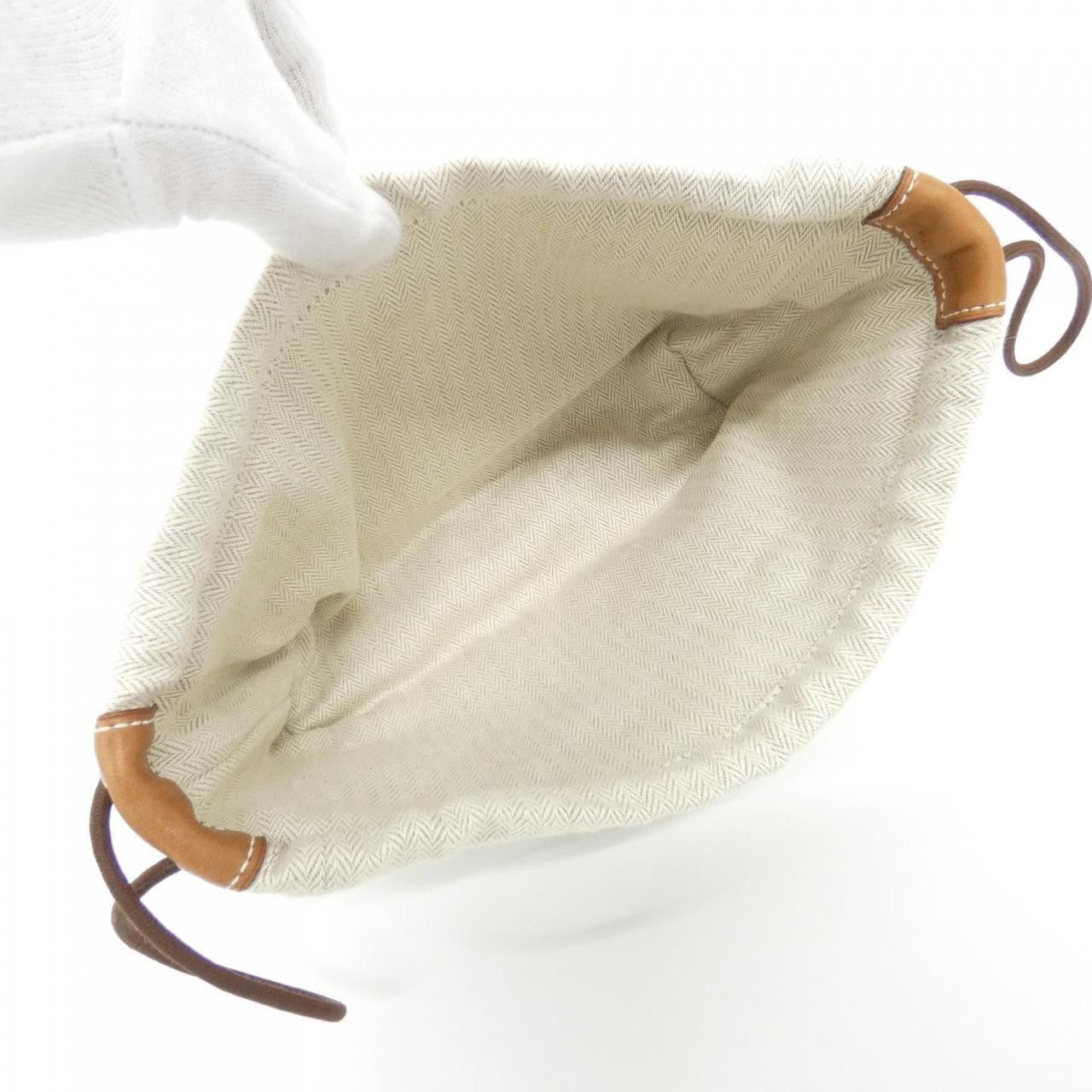 Hermes Hermes Hermes Fourbi20 Tissu Chevrons Barenia pouch Textile Other X DUTY FREE for USA Size ONE SIZE - 6 Thumbnail