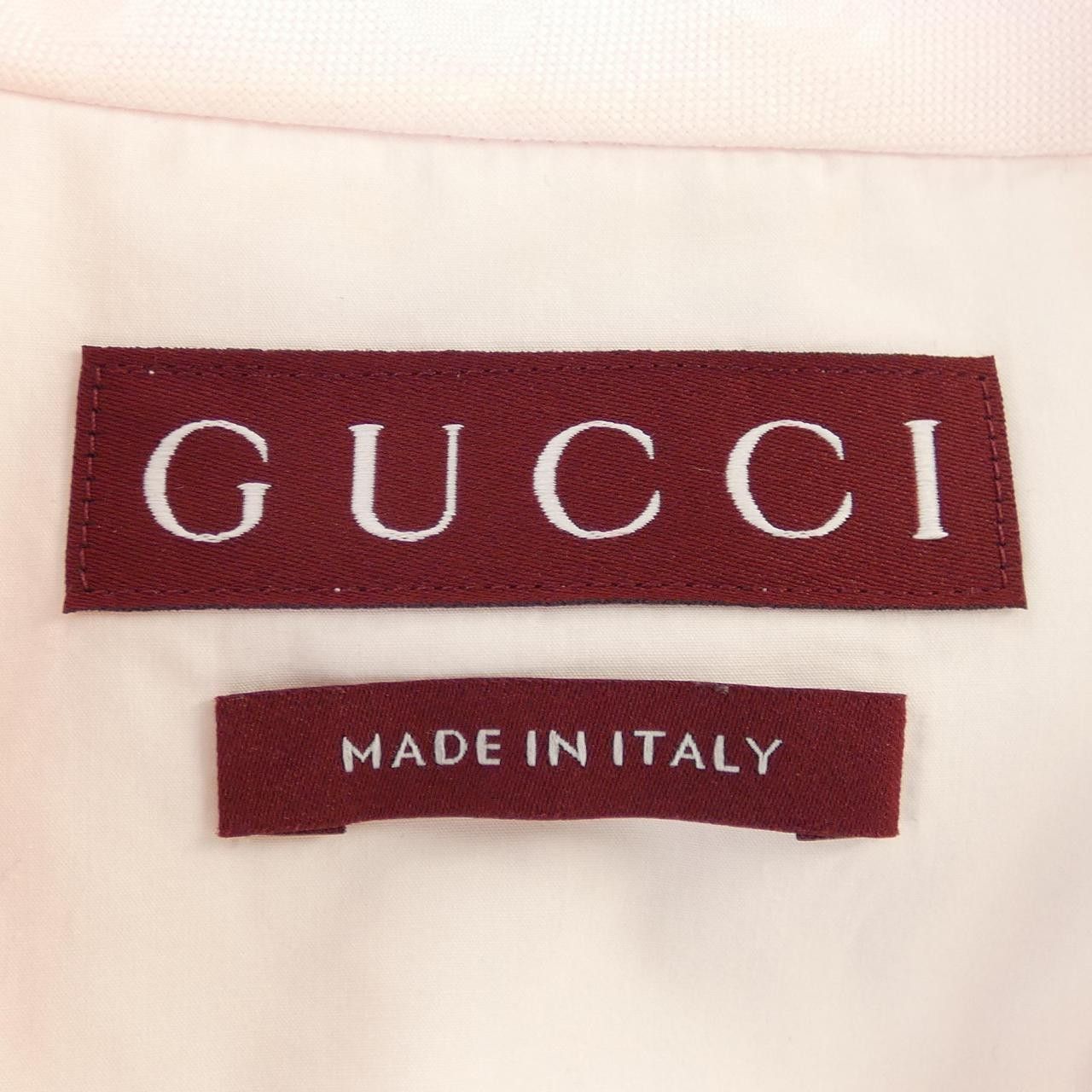 Gucci Gucci Gucci GG Cotton Gabardine Shirt Textile Tops 784901ZAQUK DUTY FREE for USA Size ONE SIZE - 4 Thumbnail