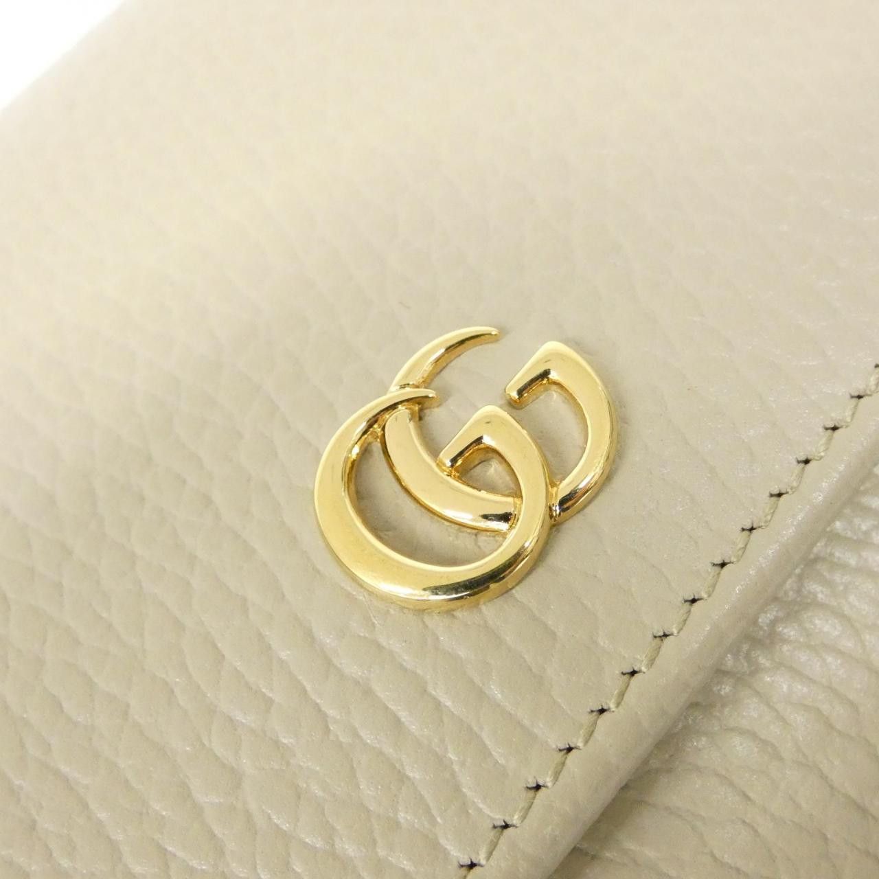 Gucci Gucci Gucci GG Marmont Leather Wallet Leather Short Wallet 598587CAO2G DUTY FREE for USA Size ONE SIZE - 5 Thumbnail