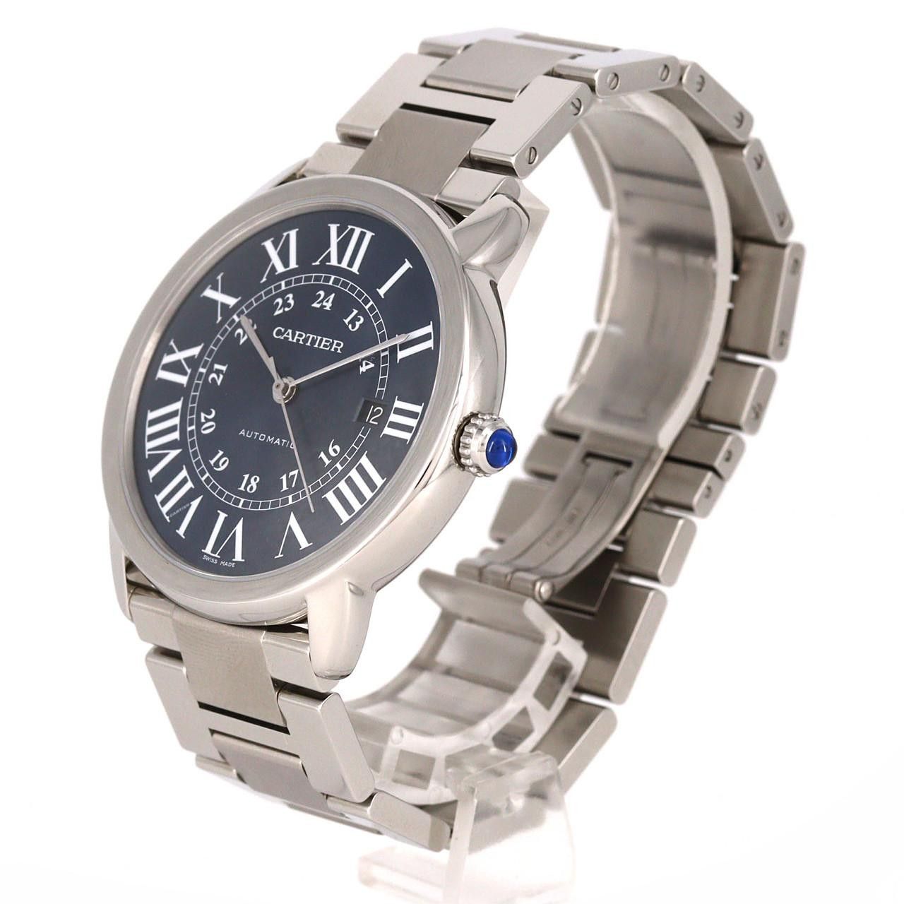 Cartier Cartier Cartier Ronde Solo XL Stainless Steel Mens Metal Automatic WSRN0023 DUTY FREE for USA Size ONE SIZE - 2 Thumbnail