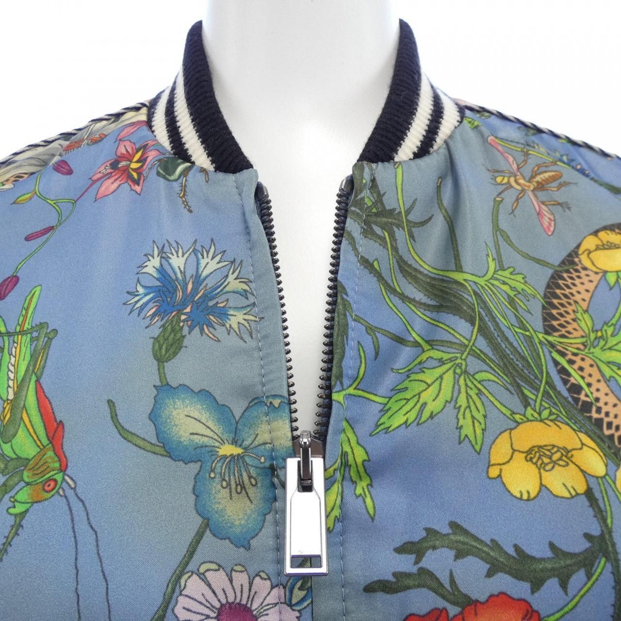 Gucci Gucci Gucci Floral Blouson Textile Outerwear 682428Z486M DUTY FREE for USA Size ONE SIZE - 6 Thumbnail