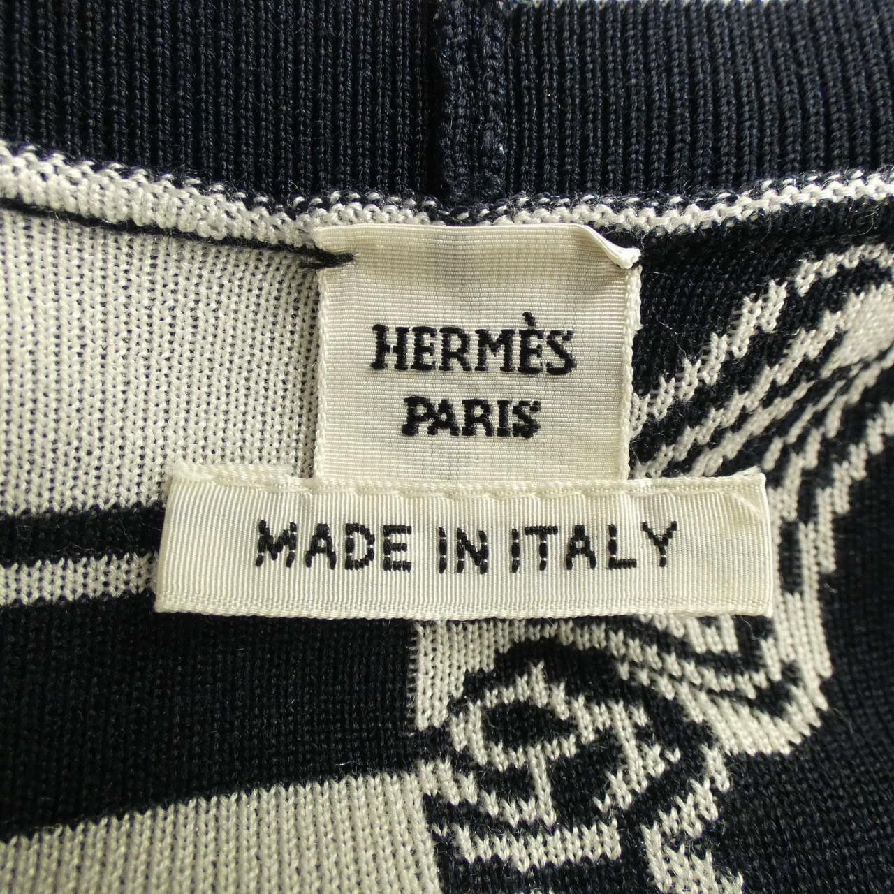 Hermes Hermes Hermès EN DESORDRE FINESSE BRIDE DE GALA36 Wool Cardigan Textile Tops DUTY FREE for USA Size ONE SIZE - 4 Thumbnail