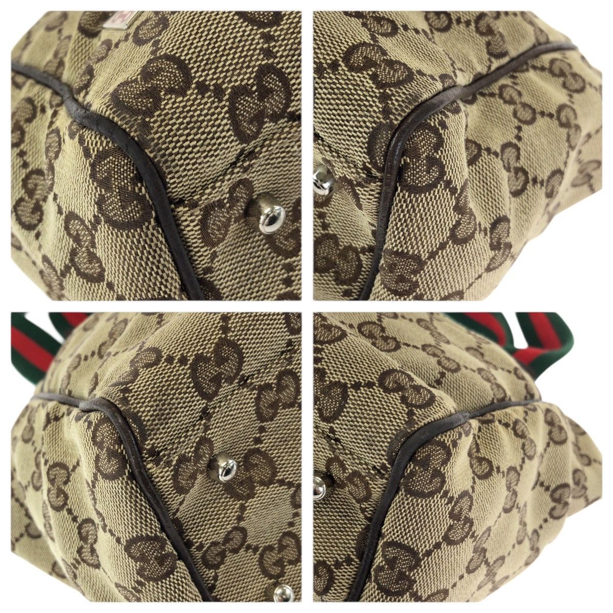 Gucci Gucci Gucci GG Canvas Tote Bag Textile Tote Bag 145810 DUTY FREE for USA Size ONE SIZE - 3 Thumbnail