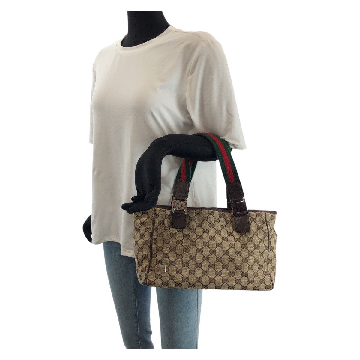 Gucci Gucci Gucci GG Canvas Tote Bag Textile Tote Bag 145810 DUTY FREE for USA Size ONE SIZE - 7 Thumbnail