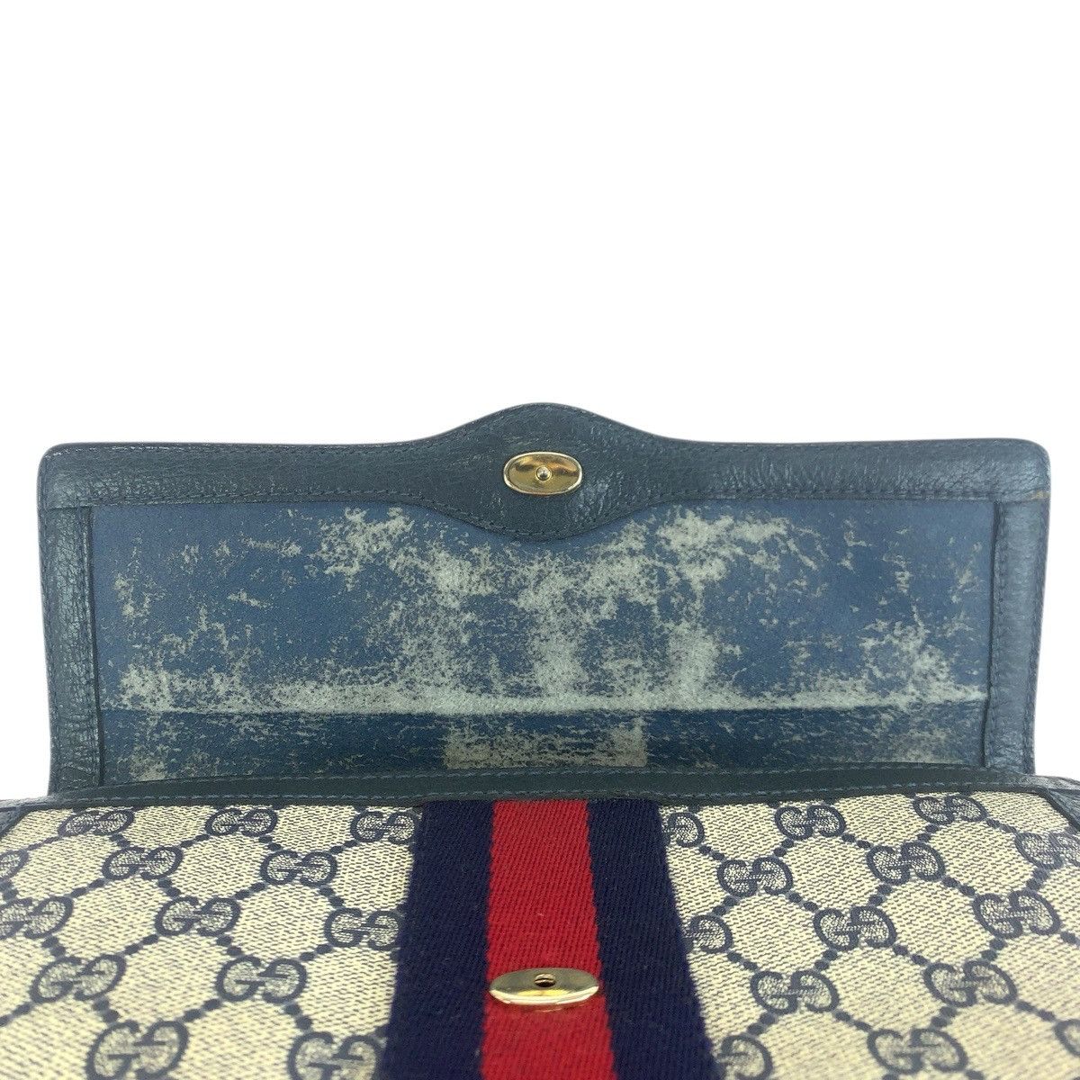 Gucci Gucci Gucci GG Supreme Canvas Leather Clutch Bag Textile Clutch Bag 670143087 DUTY FREE for USA Size ONE SIZE - 6 Thumbnail