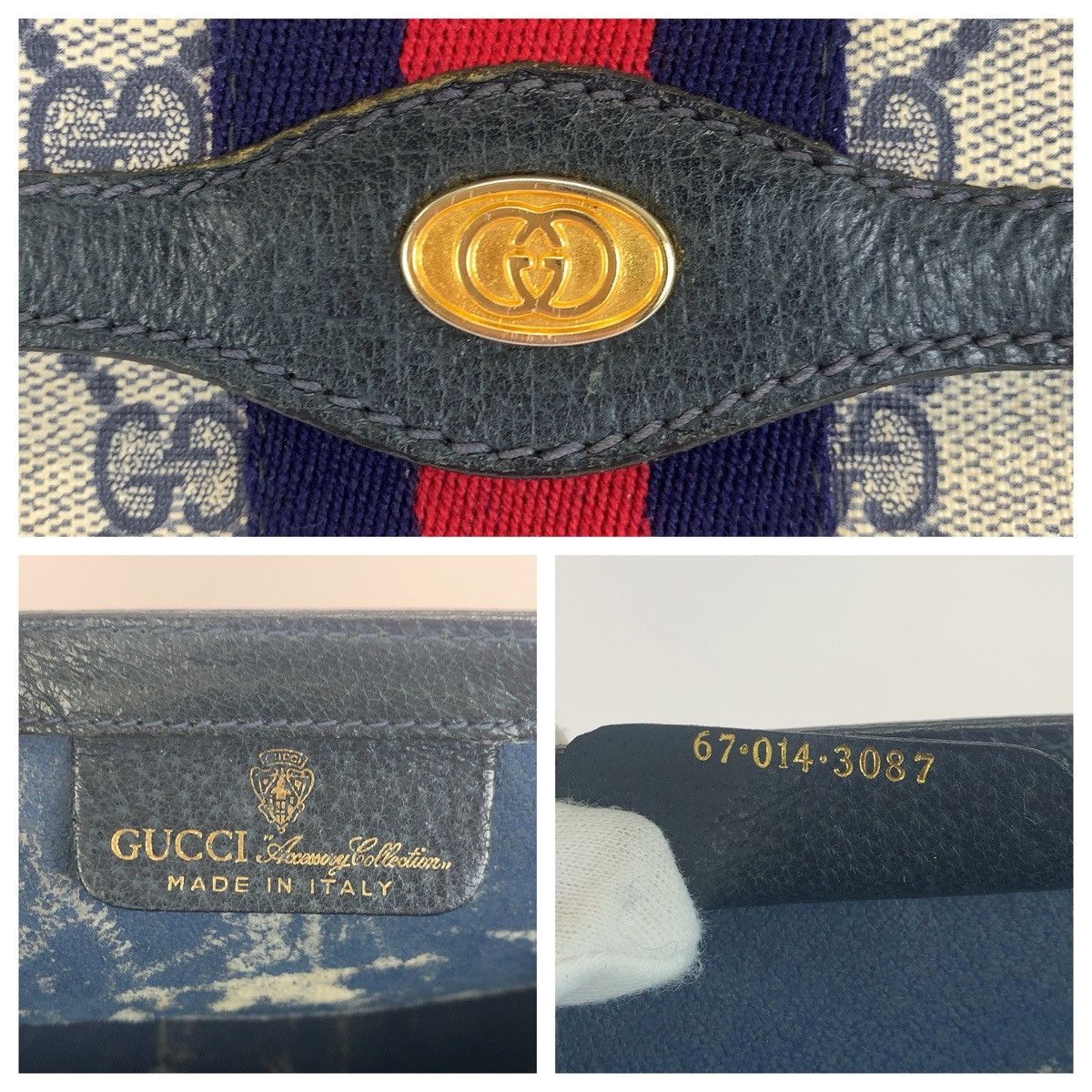 Gucci Gucci Gucci GG Supreme Canvas Leather Clutch Bag Textile Clutch Bag 670143087 DUTY FREE for USA Size ONE SIZE - 3 Thumbnail