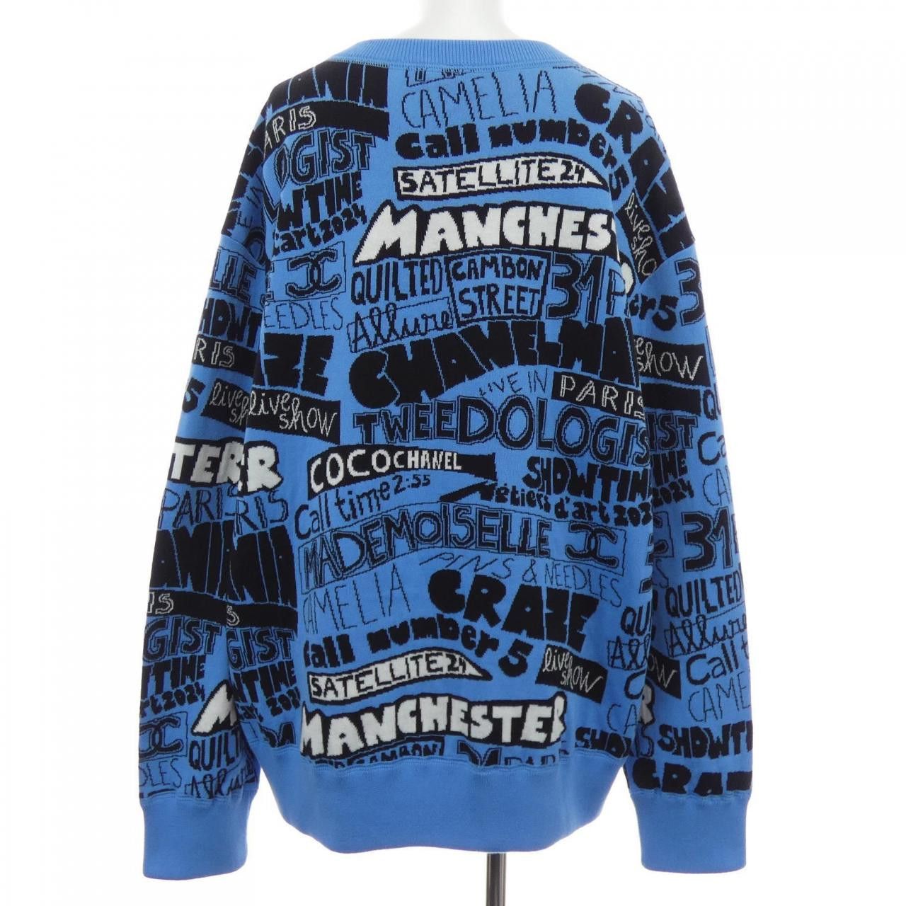 Chanel Chanel Chanel LOOK59 Cashmere Knit Textile Tops P77520K11169 DUTY FREE for USA Size ONE SIZE - 2 Thumbnail