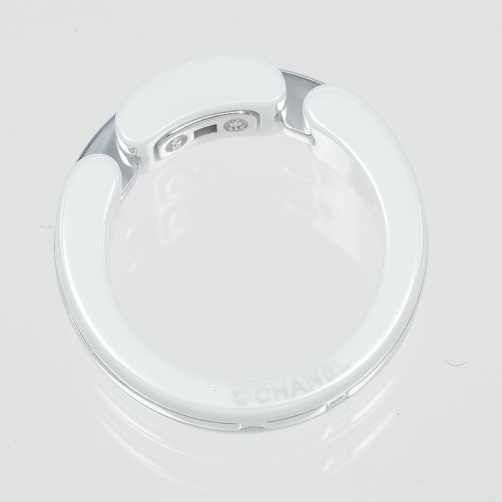 Chanel Chanel Chanel Ultra Au750 White Gold Ceramic Ring Size 49 Precious Metal Ring DUTY FREE for USA Size ONE SIZE - 9 Thumbnail