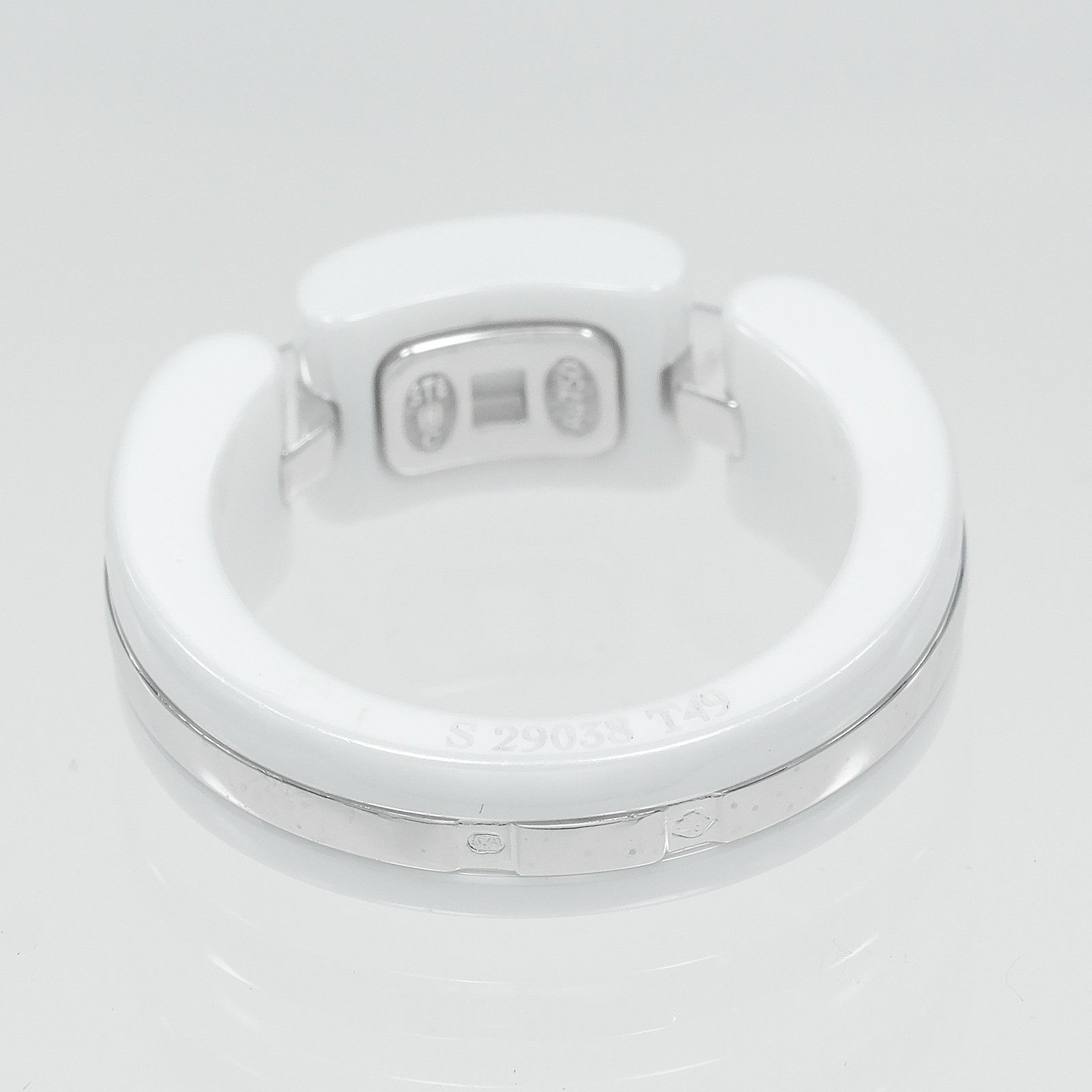 Chanel Chanel Chanel Ultra Au750 White Gold Ceramic Ring Size 49 Precious Metal Ring DUTY FREE for USA Size ONE SIZE - 7 Thumbnail