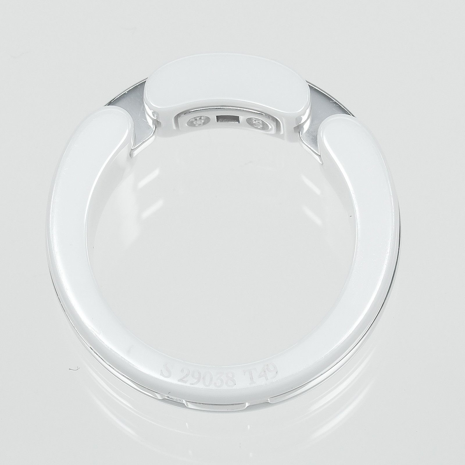 Chanel Chanel Chanel Ultra Au750 White Gold Ceramic Ring Size 49 Precious Metal Ring DUTY FREE for USA Size ONE SIZE - 8 Thumbnail