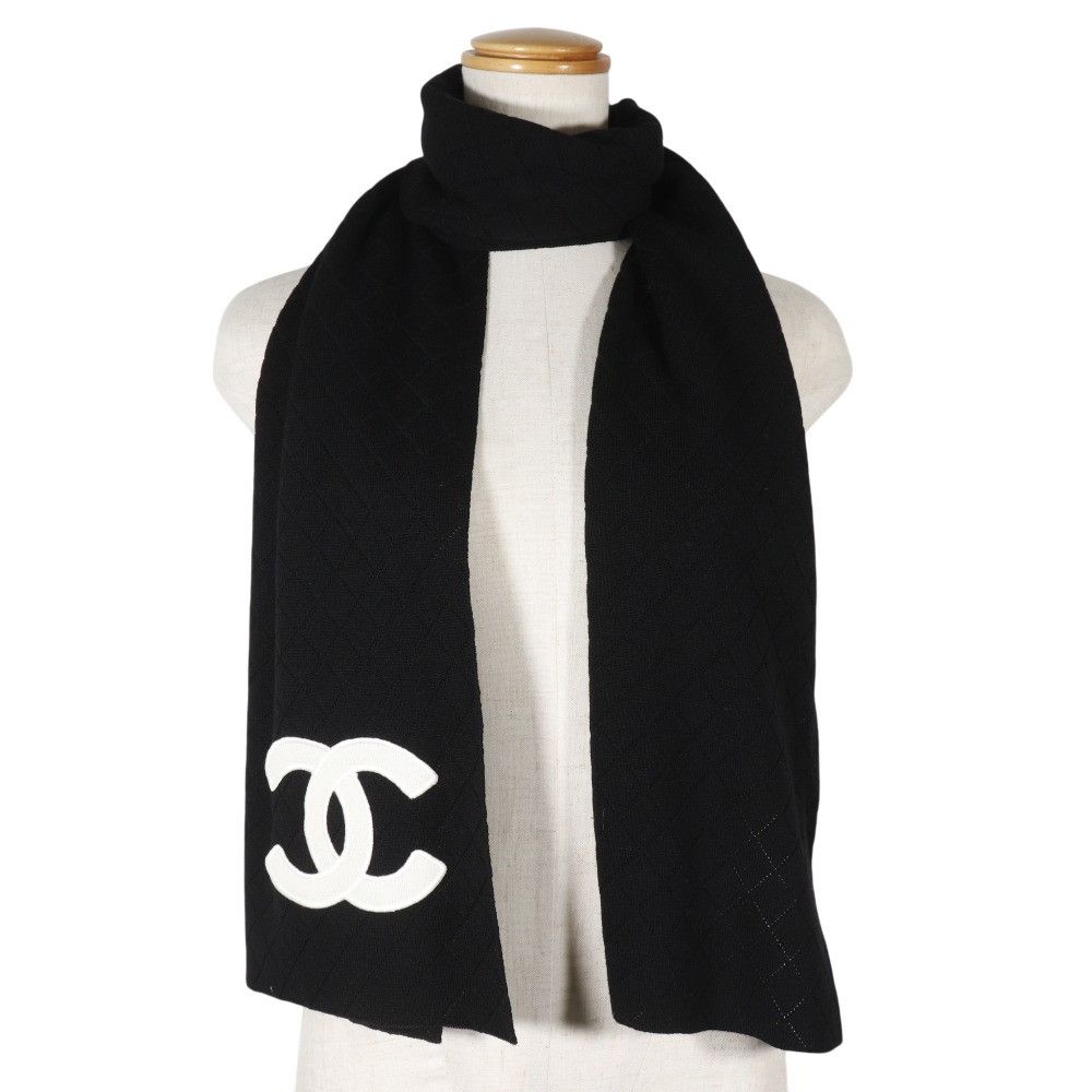 Chanel Chanel Chanel Cambon Line Wool Scarf Textile Scarf P26637V01969 DUTY FREE for USA Size ONE SIZE - 2 Thumbnail