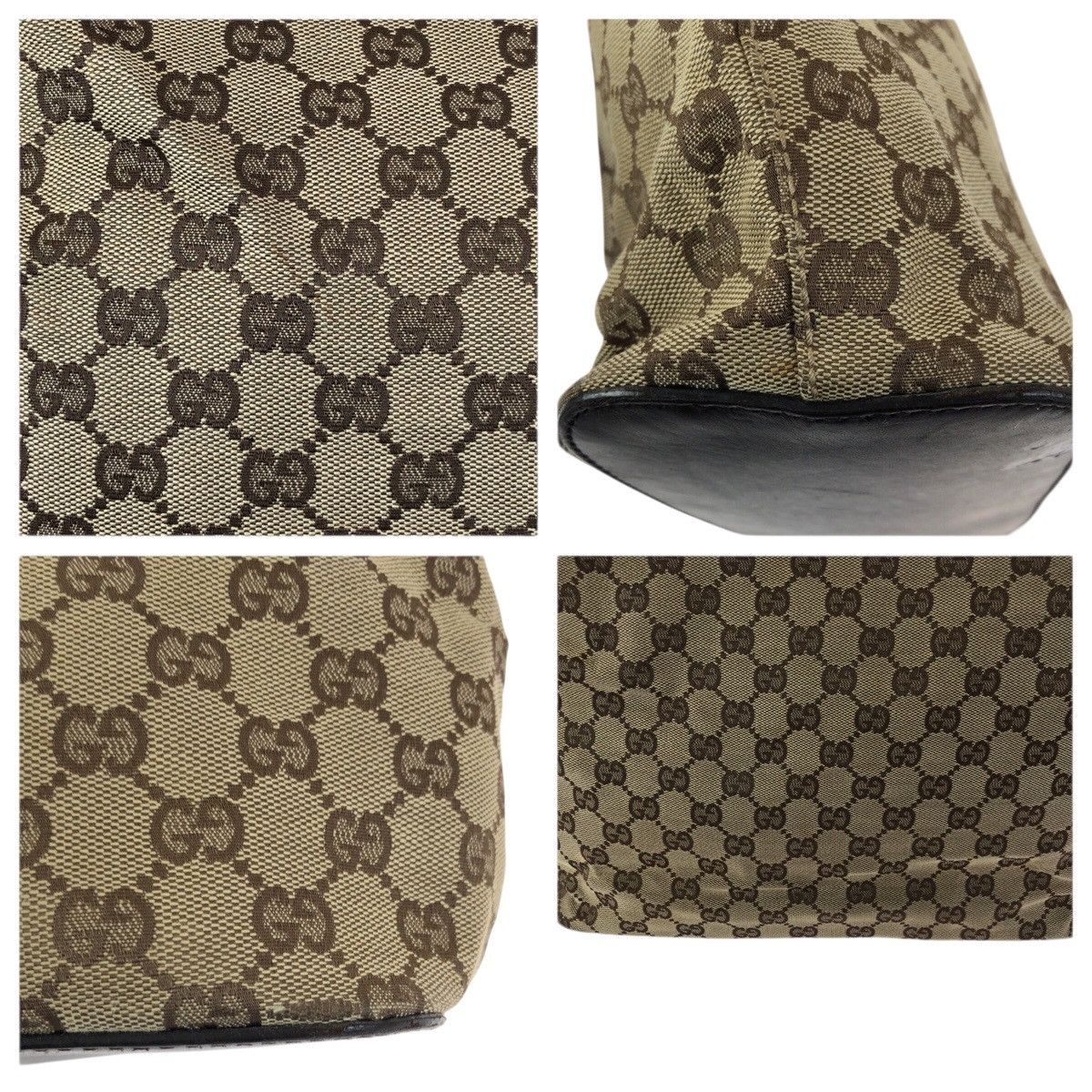 Gucci Gucci Gucci GG Canvas Leather 2way Bag Textile Shoulder Bag 106242 DUTY FREE for USA Size ONE SIZE - 6 Thumbnail