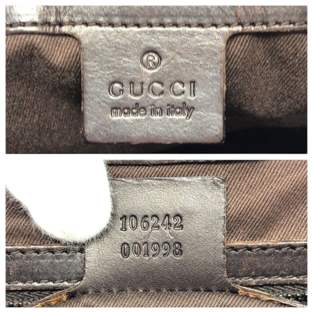 Gucci Gucci Gucci GG Canvas Leather 2way Bag Textile Shoulder Bag 106242 DUTY FREE for USA Size ONE SIZE - 4 Thumbnail
