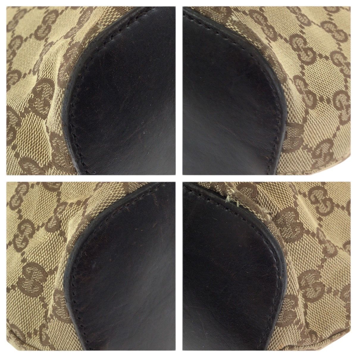Gucci Gucci Gucci GG Canvas Leather 2way Bag Textile Shoulder Bag 106242 DUTY FREE for USA Size ONE SIZE - 3 Thumbnail