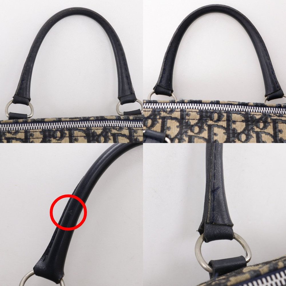 Dior Dior Christian Dior Trotter Canvas Handbag Textile Handbag DUTY FREE for USA Size ONE SIZE - 16 Thumbnail
