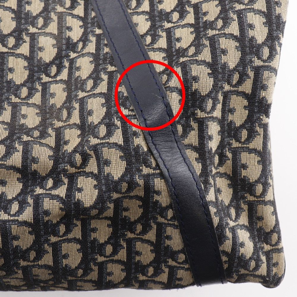 Dior Dior Christian Dior Trotter Canvas Handbag Textile Handbag DUTY FREE for USA Size ONE SIZE - 12 Thumbnail