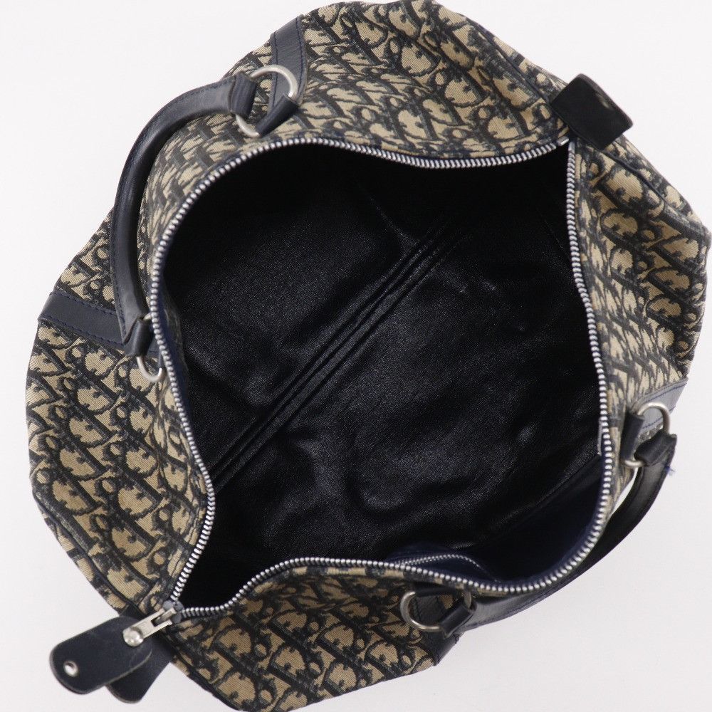 Dior Dior Christian Dior Trotter Canvas Handbag Textile Handbag DUTY FREE for USA Size ONE SIZE - 6 Thumbnail