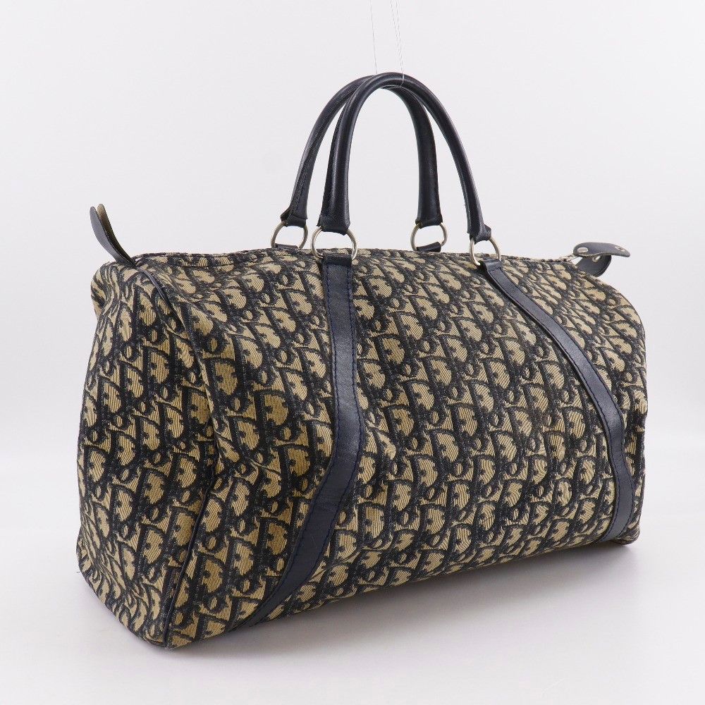 Dior Dior Christian Dior Trotter Canvas Handbag Textile Handbag DUTY FREE for USA Size ONE SIZE - 3 Thumbnail