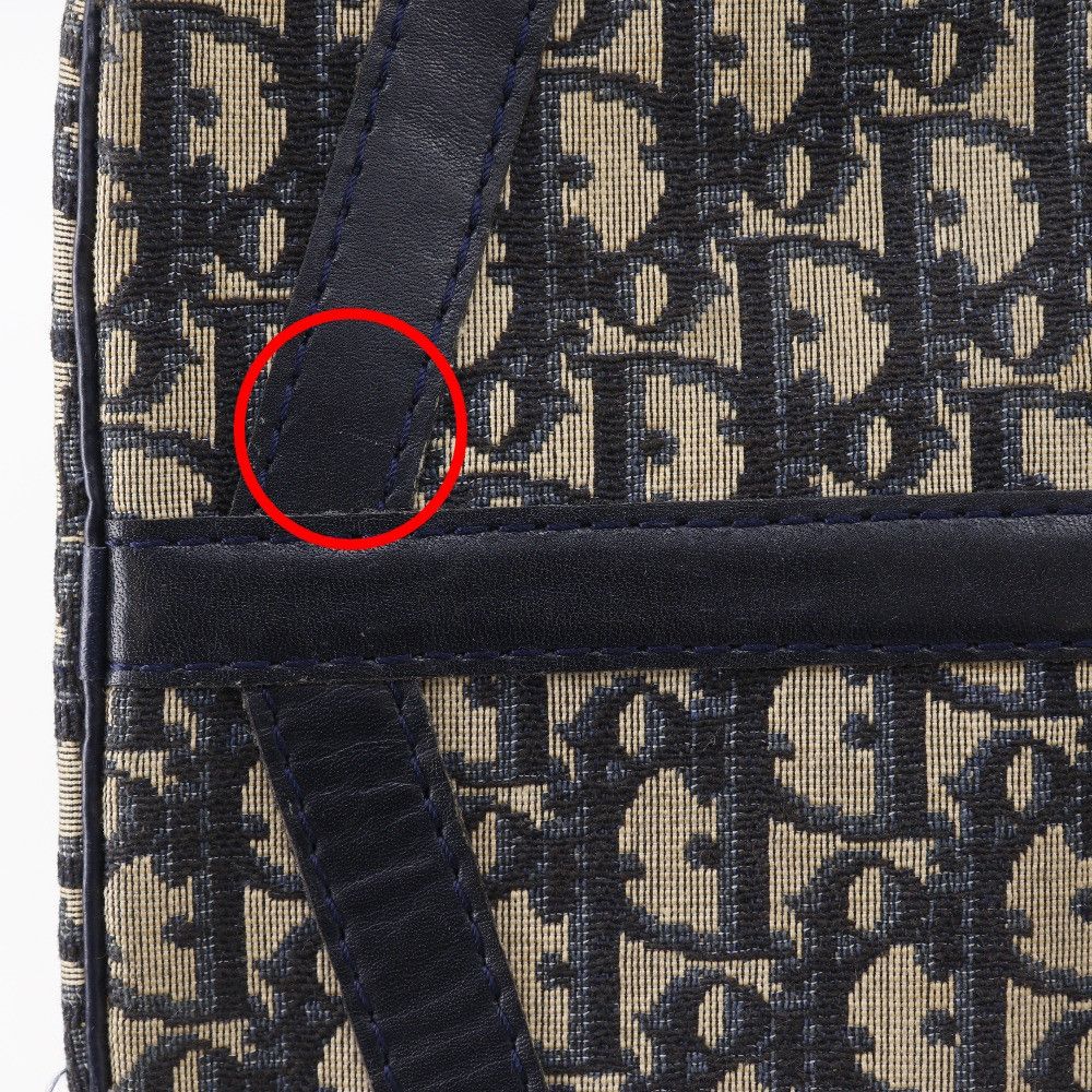 Dior Dior Christian Dior Trotter Canvas Handbag Textile Handbag DUTY FREE for USA Size ONE SIZE - 9 Thumbnail