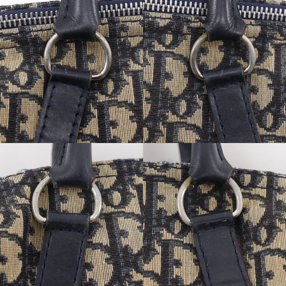 Dior Dior Christian Dior Trotter Canvas Handbag Textile Handbag DUTY FREE for USA Size ONE SIZE - 17 Thumbnail