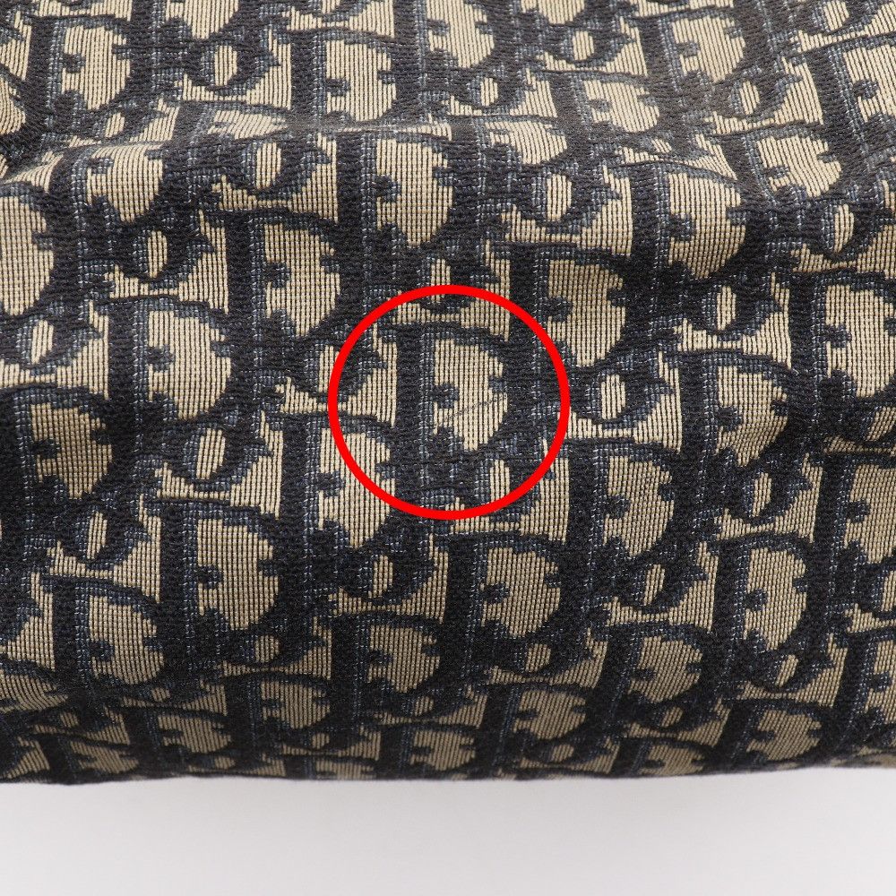 Dior Dior Christian Dior Trotter Canvas Handbag Textile Handbag DUTY FREE for USA Size ONE SIZE - 10 Thumbnail