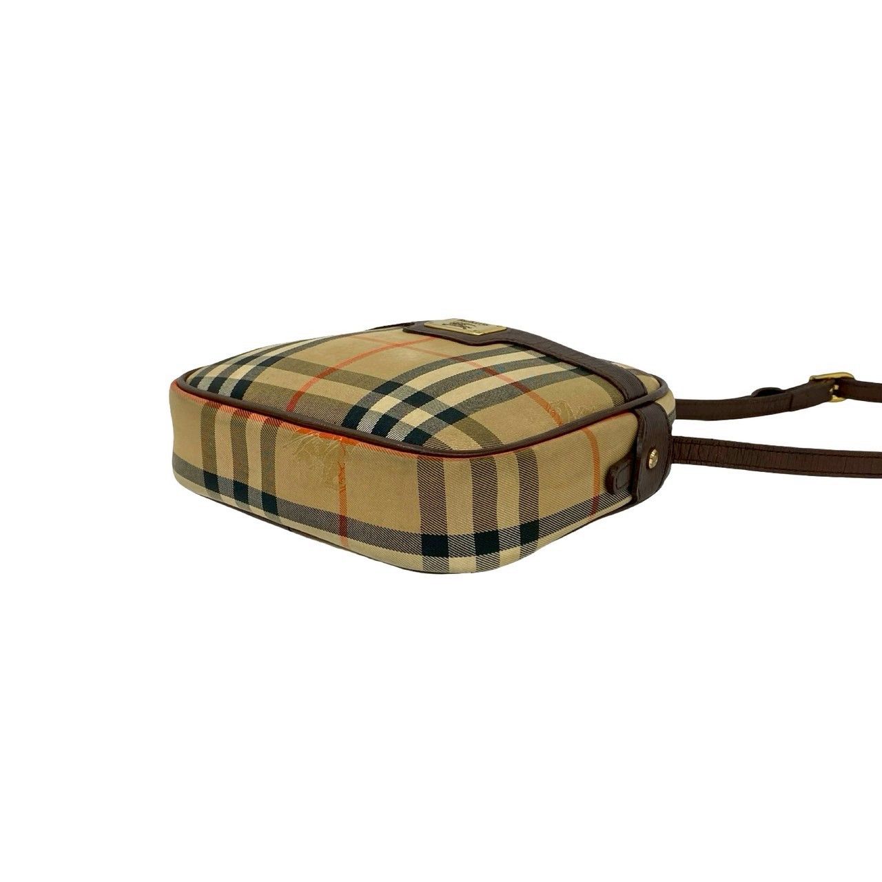 Burberry Burberry Burberry Check Canvas Leather Mini Shoulder Bag Textile Shoulder Bag DUTY FREE for USA Size ONE SIZE - 9 Thumbnail