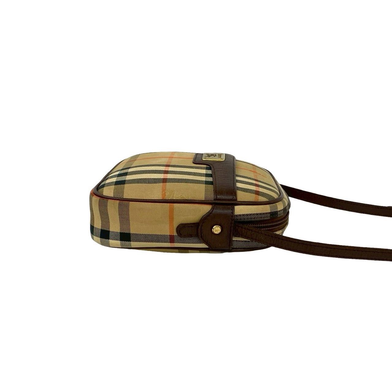 Burberry Burberry Burberry Check Canvas Leather Mini Shoulder Bag Textile Shoulder Bag DUTY FREE for USA Size ONE SIZE - 7 Thumbnail