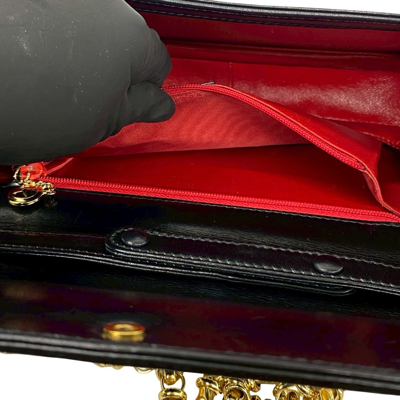 Gucci Gucci Gucci Calf Leather Chain Shoulder Bag Leather Shoulder Bag DUTY FREE for USA Size ONE SIZE - 11 Thumbnail
