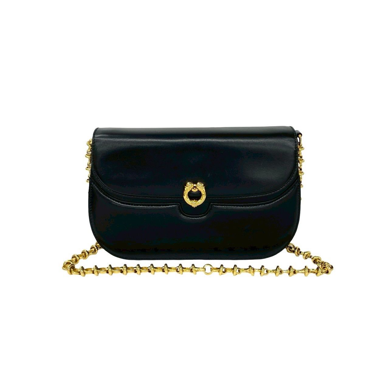 Gucci Gucci Gucci Calf Leather Chain Shoulder Bag Leather Shoulder Bag DUTY FREE for USA Size ONE SIZE - 2 Thumbnail