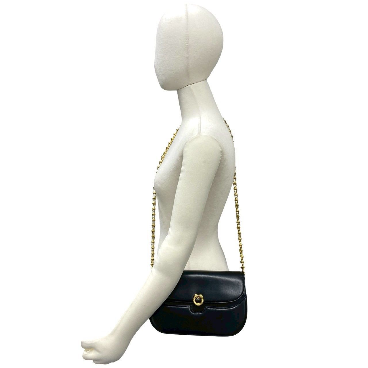 Gucci Gucci Gucci Calf Leather Chain Shoulder Bag Leather Shoulder Bag DUTY FREE for USA Size ONE SIZE - 3 Thumbnail
