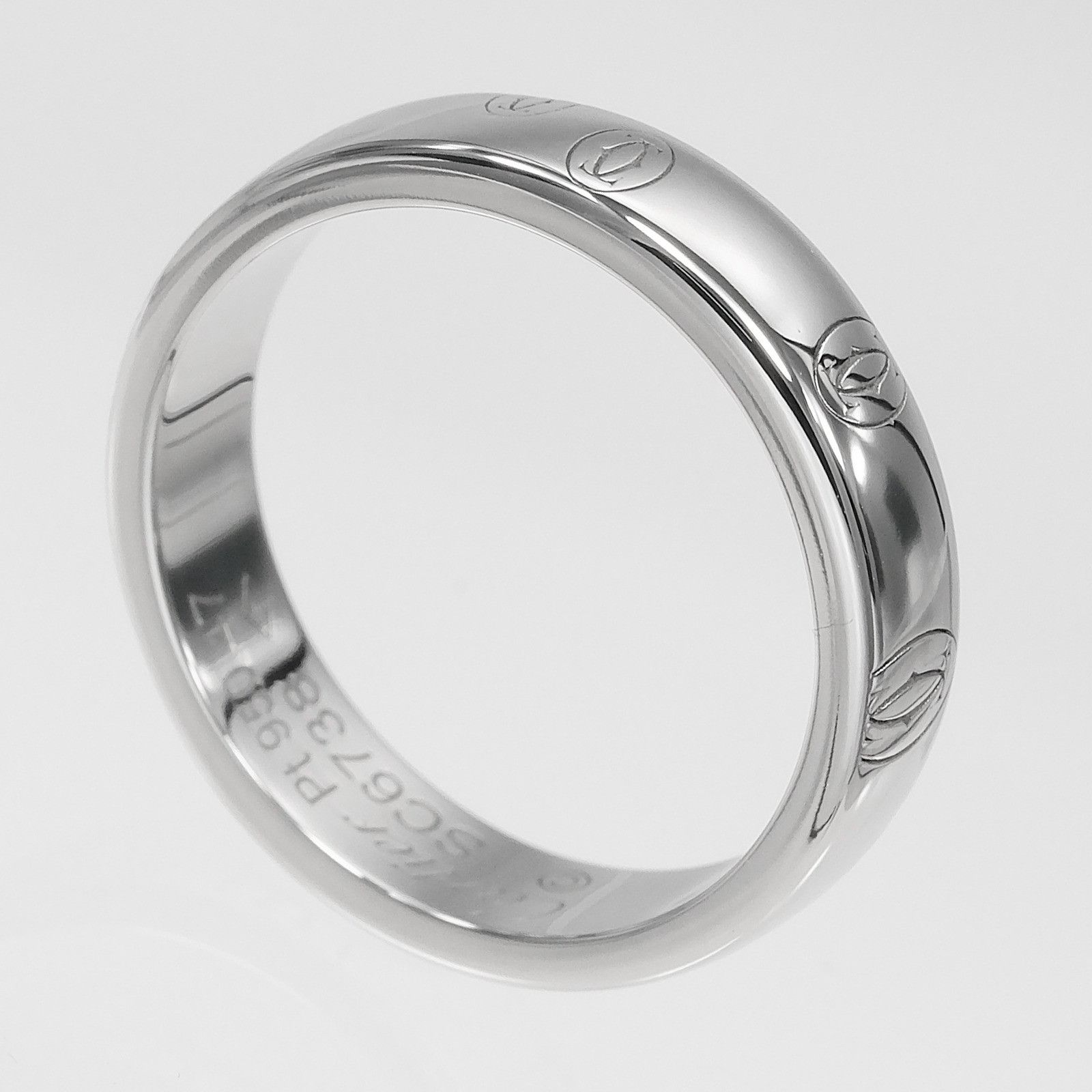 Cartier Cartier Cartier Happy Birthday Pt950 Platinum Ring Size 7 Precious Metal Ring DUTY FREE for USA Size ONE SIZE - 3 Thumbnail