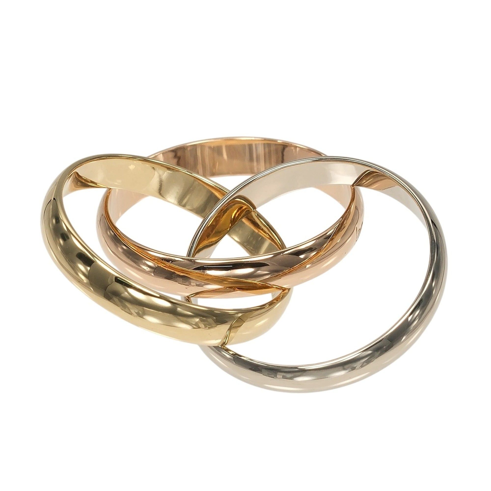 Cartier Cartier Trinity Ring, Size 12, 3.5mm Band, 18K Gold (YG, PG, WG), Approx. 7.46g Size ONE SIZE - 6 Thumbnail