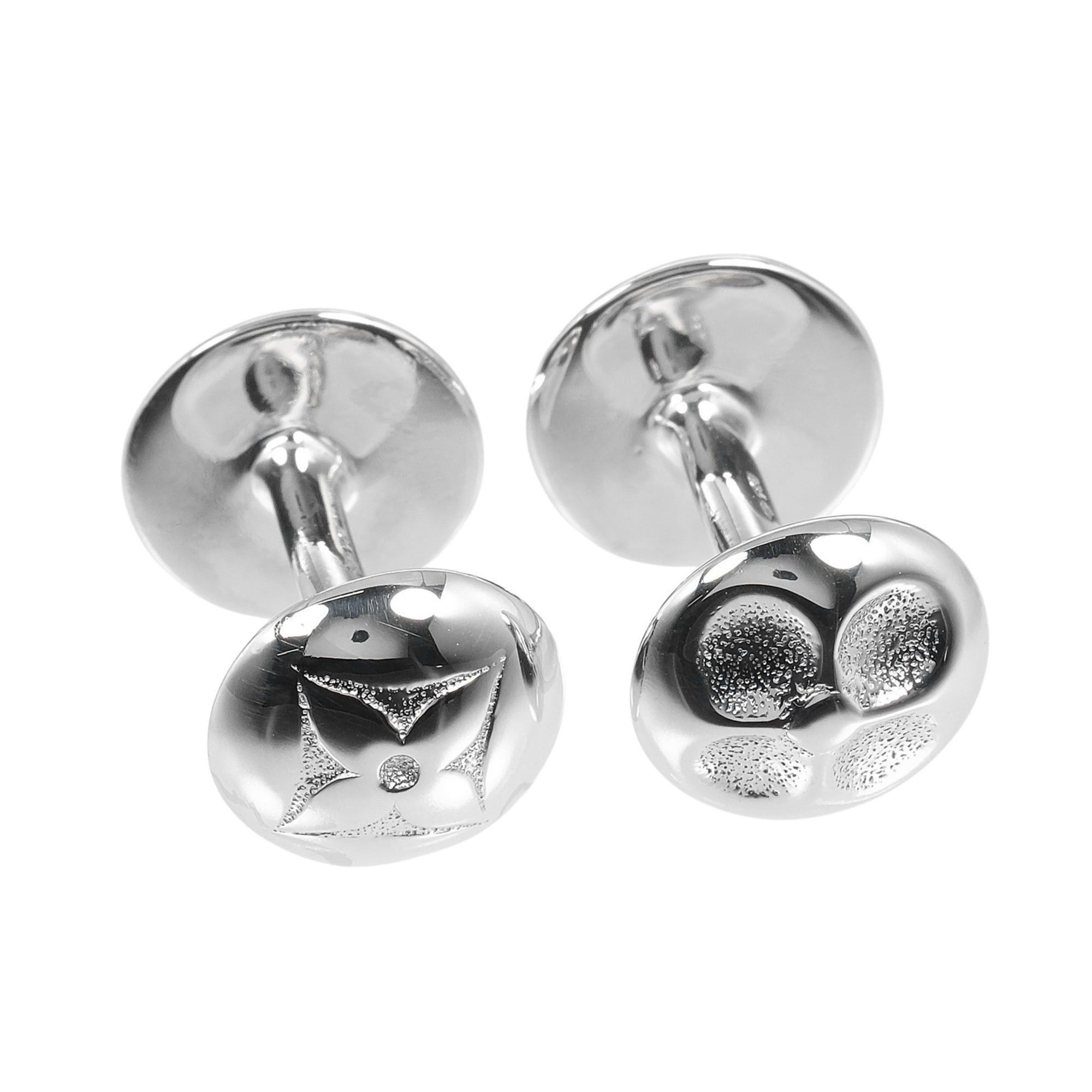 Louis Vuitton Louis Vuitton Bouton de Manchette Cufflinks, Clút M65059, Sterling Silver 925, Men's. Size ONE SIZE - 2 Thumbnail