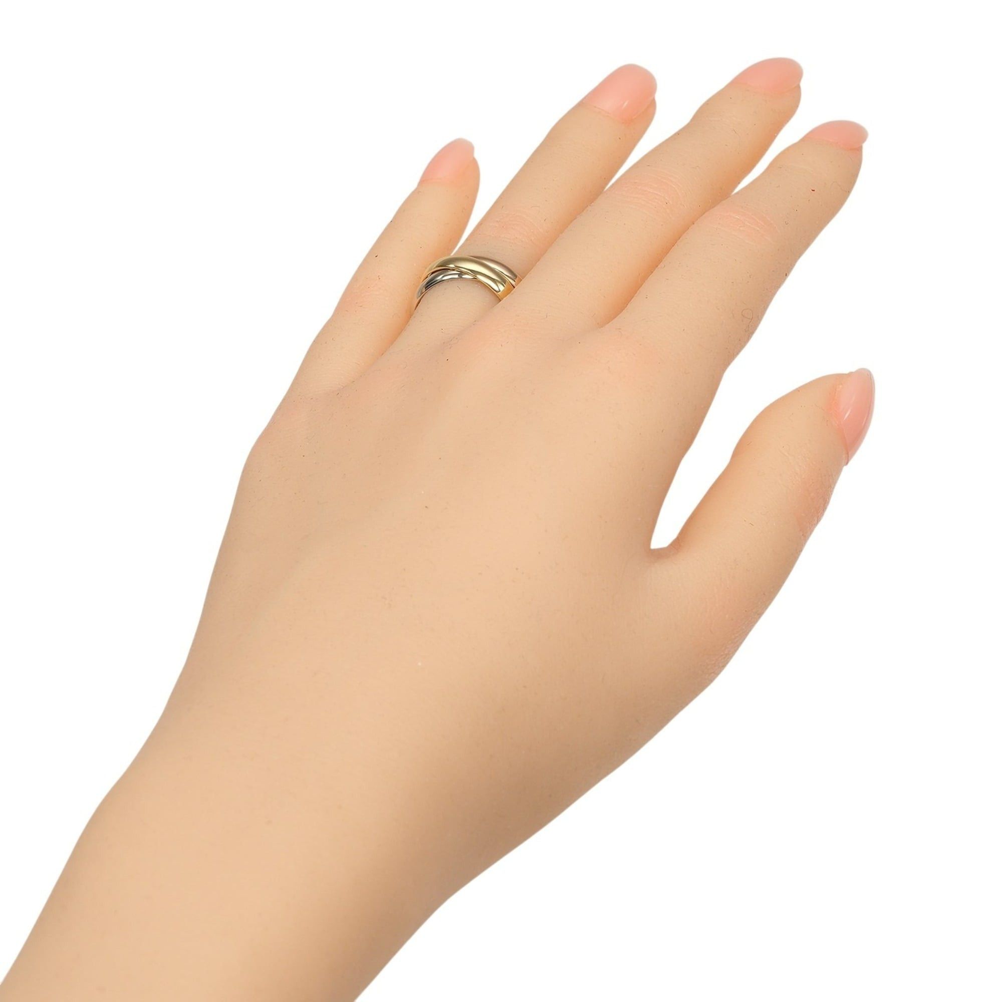 Cartier Cartier Trinity Ring, Size 10, 3.5mm Band, 18K Gold (YG, PG, WG), Approx. 7.13g Size ONE SIZE - 2 Thumbnail