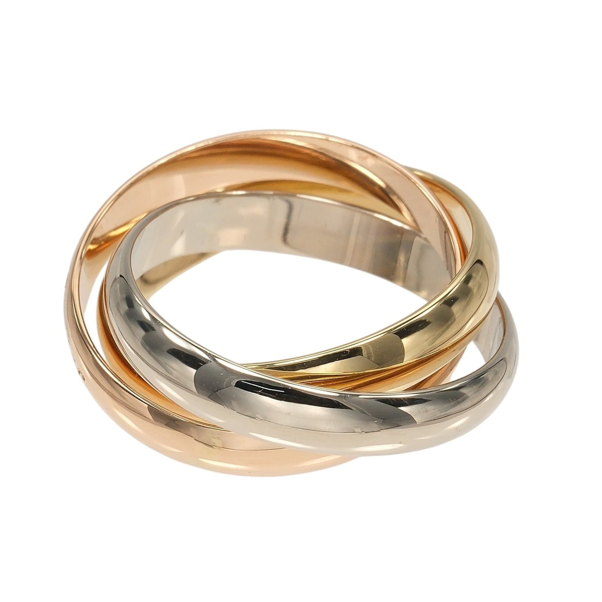 Cartier Cartier Trinity Ring, Size 10, 3.5mm Band, 18K Gold (YG, PG, WG), Approx. 7.13g Size ONE SIZE - 3 Thumbnail