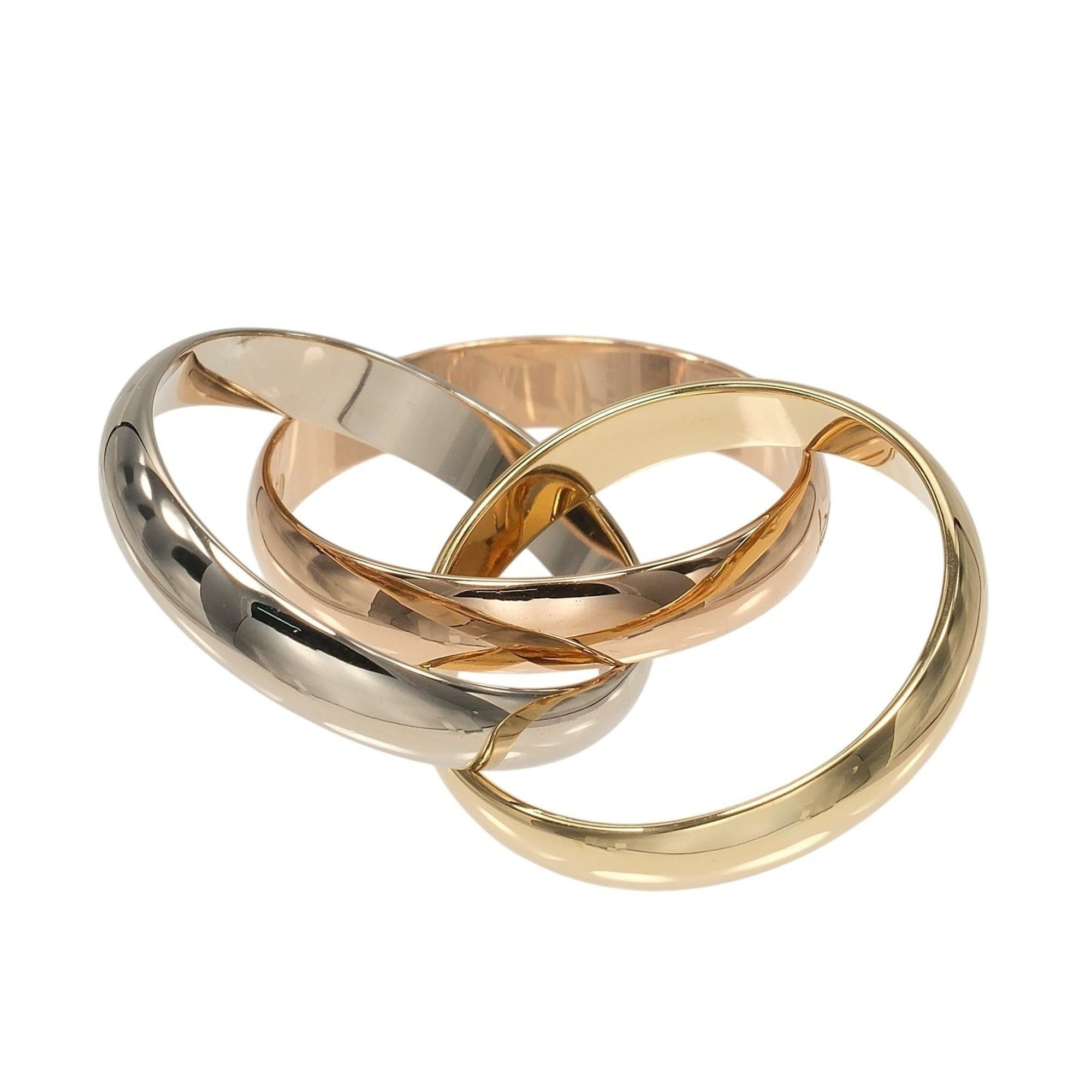 Cartier Cartier Trinity Ring, Size 10, 3.5mm Band, 18K Gold (YG, PG, WG), Approx. 7.13g Size ONE SIZE - 6 Thumbnail