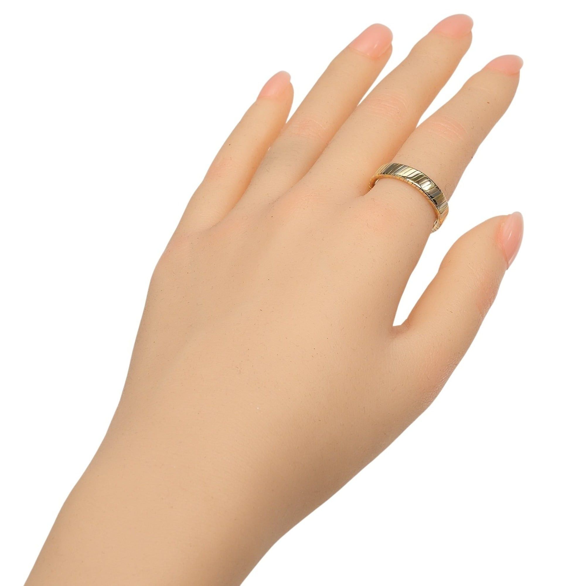 Bvlgari Bvlgari Bulgari Tubogas Ring, Size 17.5, 18K Gold (YG, PG, WG), Approx. 6.55g. Size ONE SIZE - 2 Thumbnail