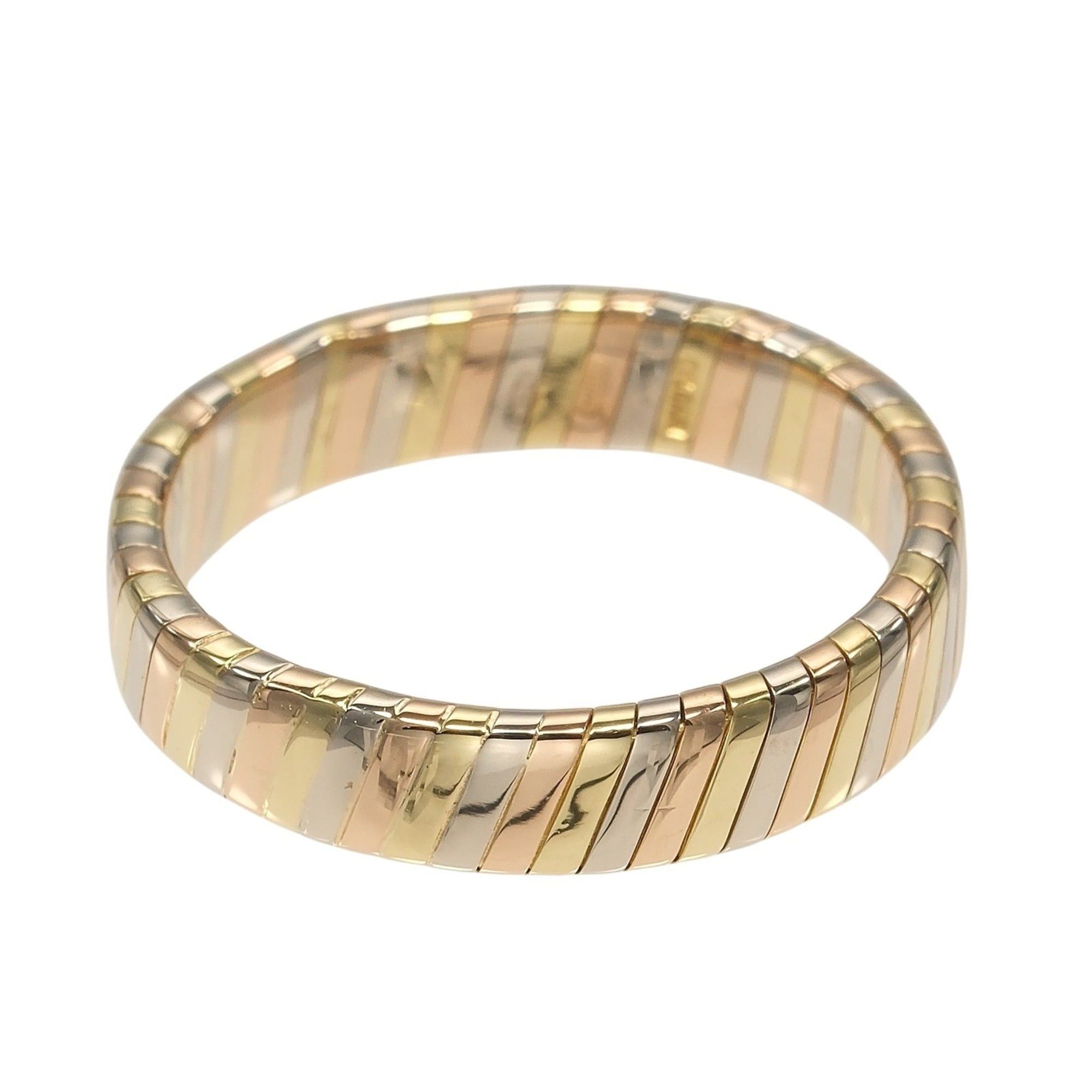 Bvlgari Bvlgari Bulgari Tubogas Ring, Size 17.5, 18K Gold (YG, PG, WG), Approx. 6.55g. Size ONE SIZE - 7 Thumbnail