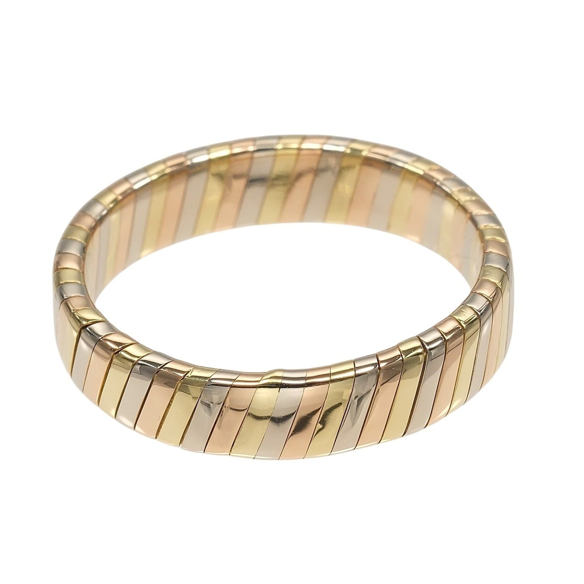 Bvlgari Bvlgari Bulgari Tubogas Ring, Size 17.5, 18K Gold (YG, PG, WG), Approx. 6.55g. Size ONE SIZE - 5 Thumbnail