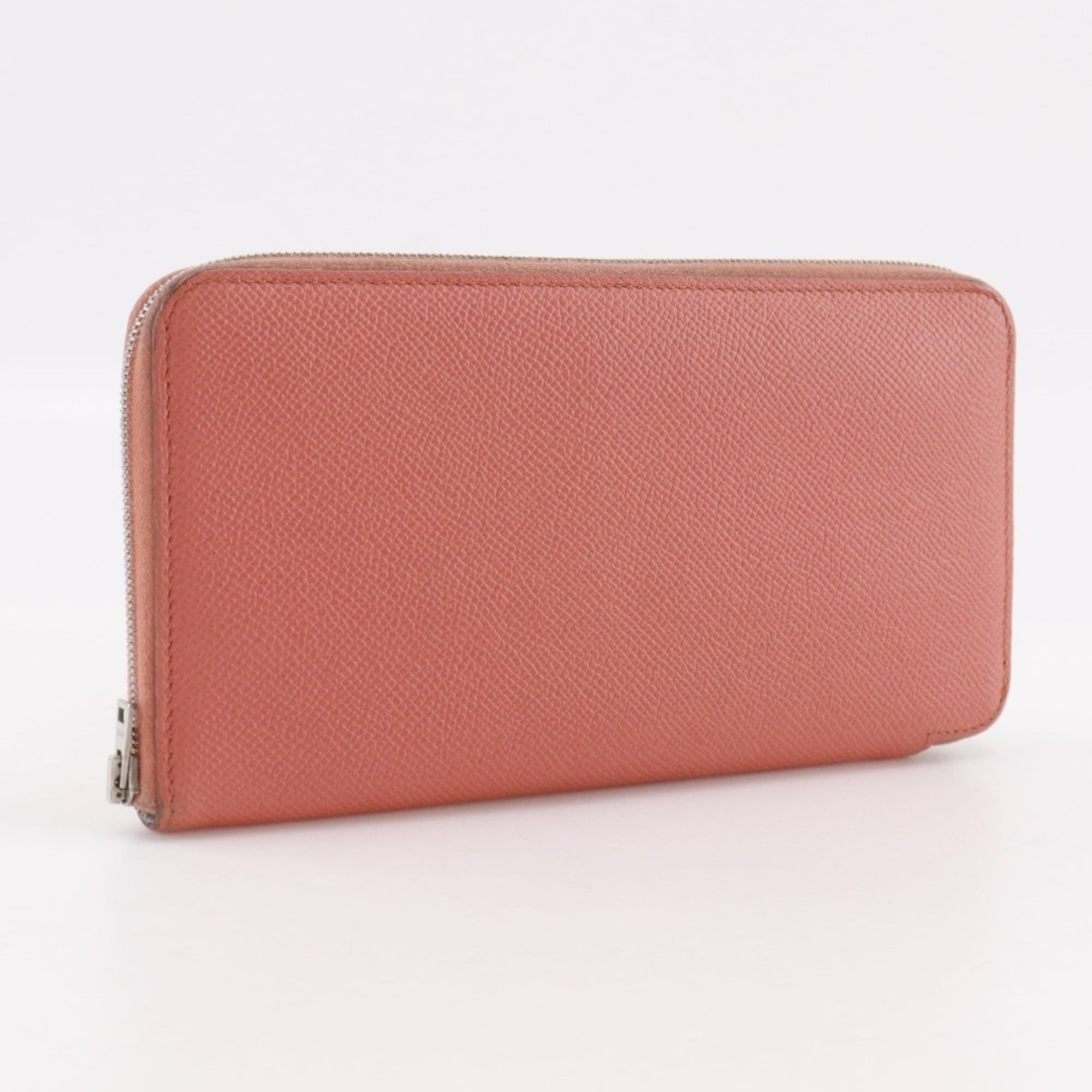 Hermes Hermes Azap Long Silk In Wallet, Veau Epsom Leather, Flamingo Pattern, 2014 Model, Pink □R (Women's) Size ONE SIZE - 3 Thumbnail