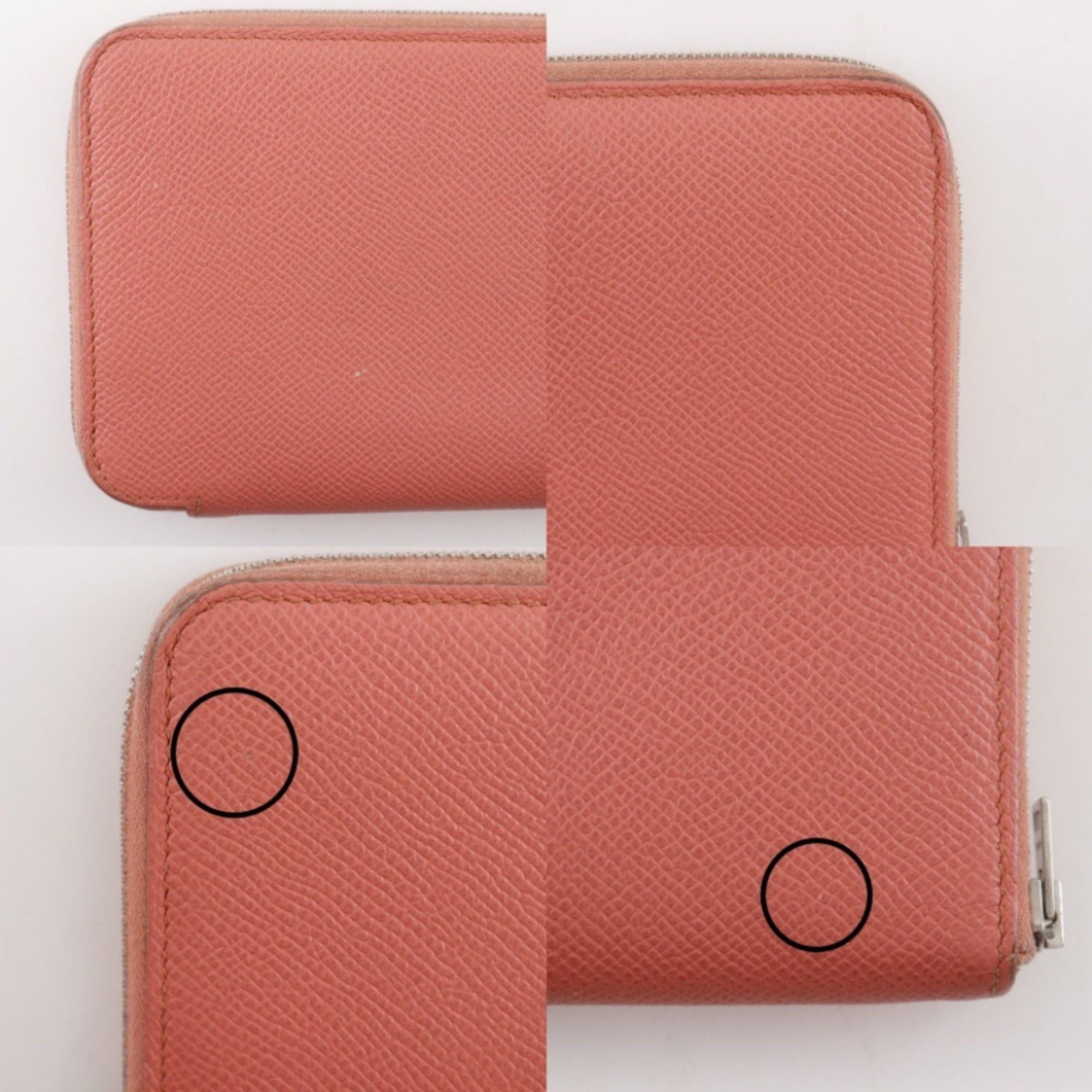 Hermes Hermes Azap Long Silk In Wallet, Veau Epsom Leather, Flamingo Pattern, 2014 Model, Pink □R (Women's) Size ONE SIZE - 12 Thumbnail