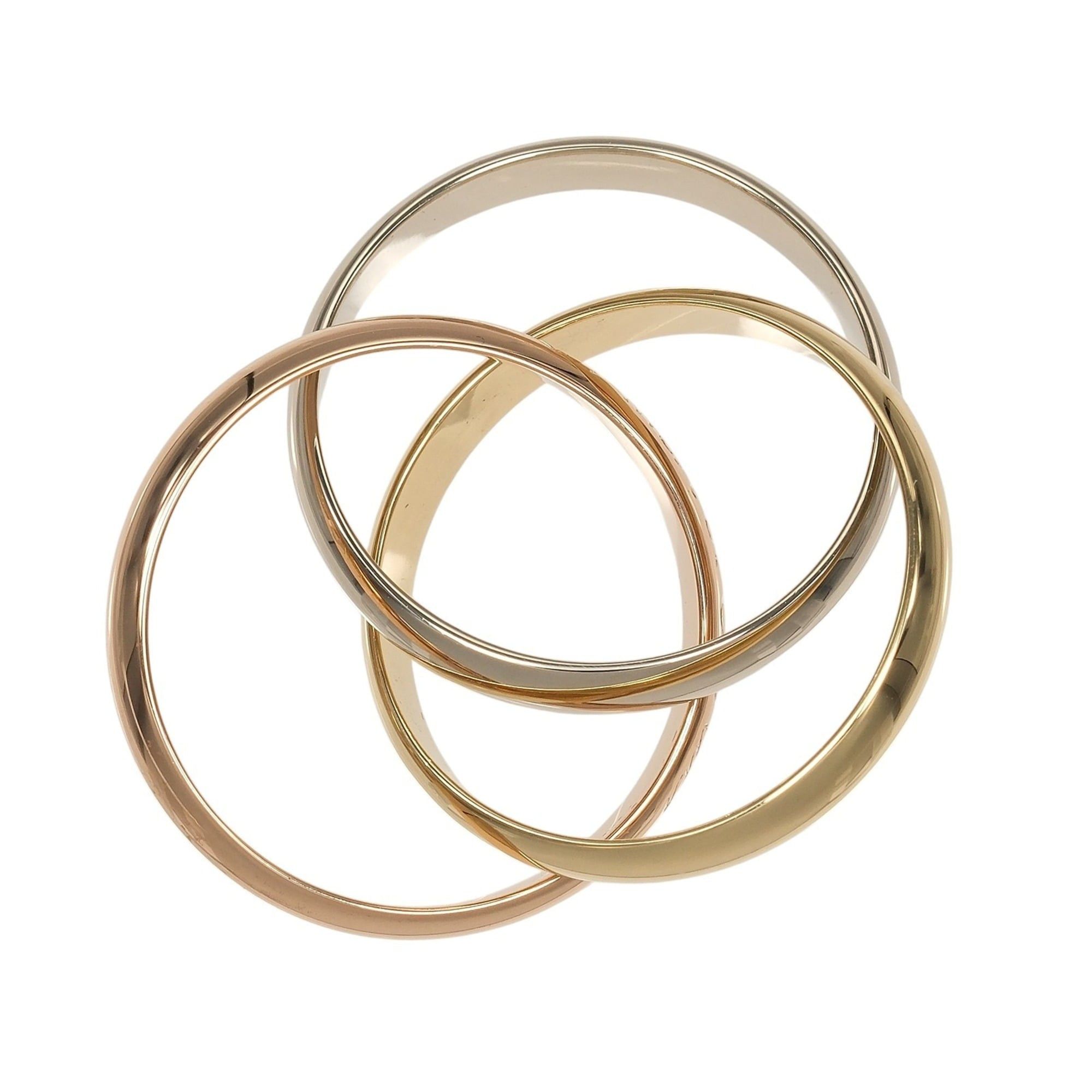 Cartier Cartier Trinity Ring, Size 14, 3.5mm Band, 18K Gold (YG, PG, WG), Approx. 8.7g Size ONE SIZE - 6 Thumbnail