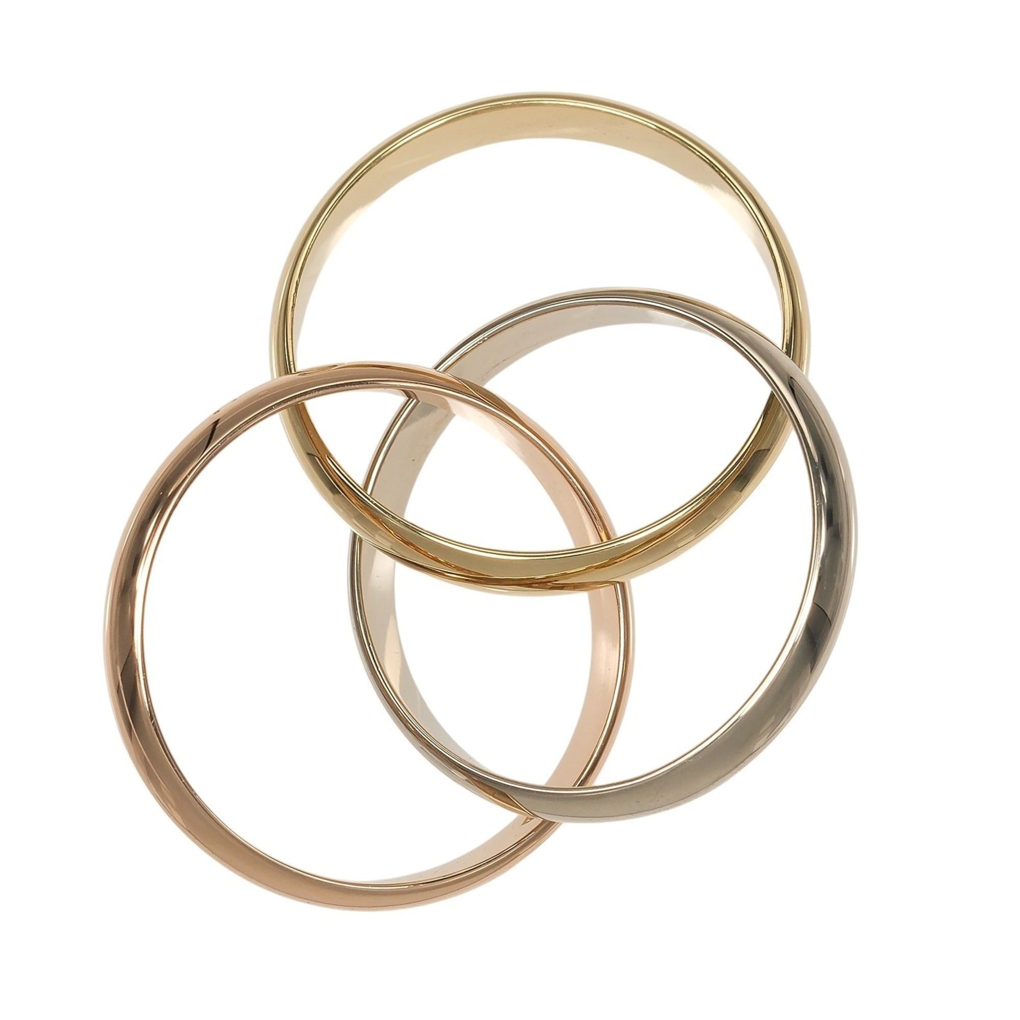 Cartier Cartier Trinity Ring, Size 14, 3.5mm Band, 18K Gold (YG, PG, WG), Approx. 8.7g Size ONE SIZE - 5 Thumbnail