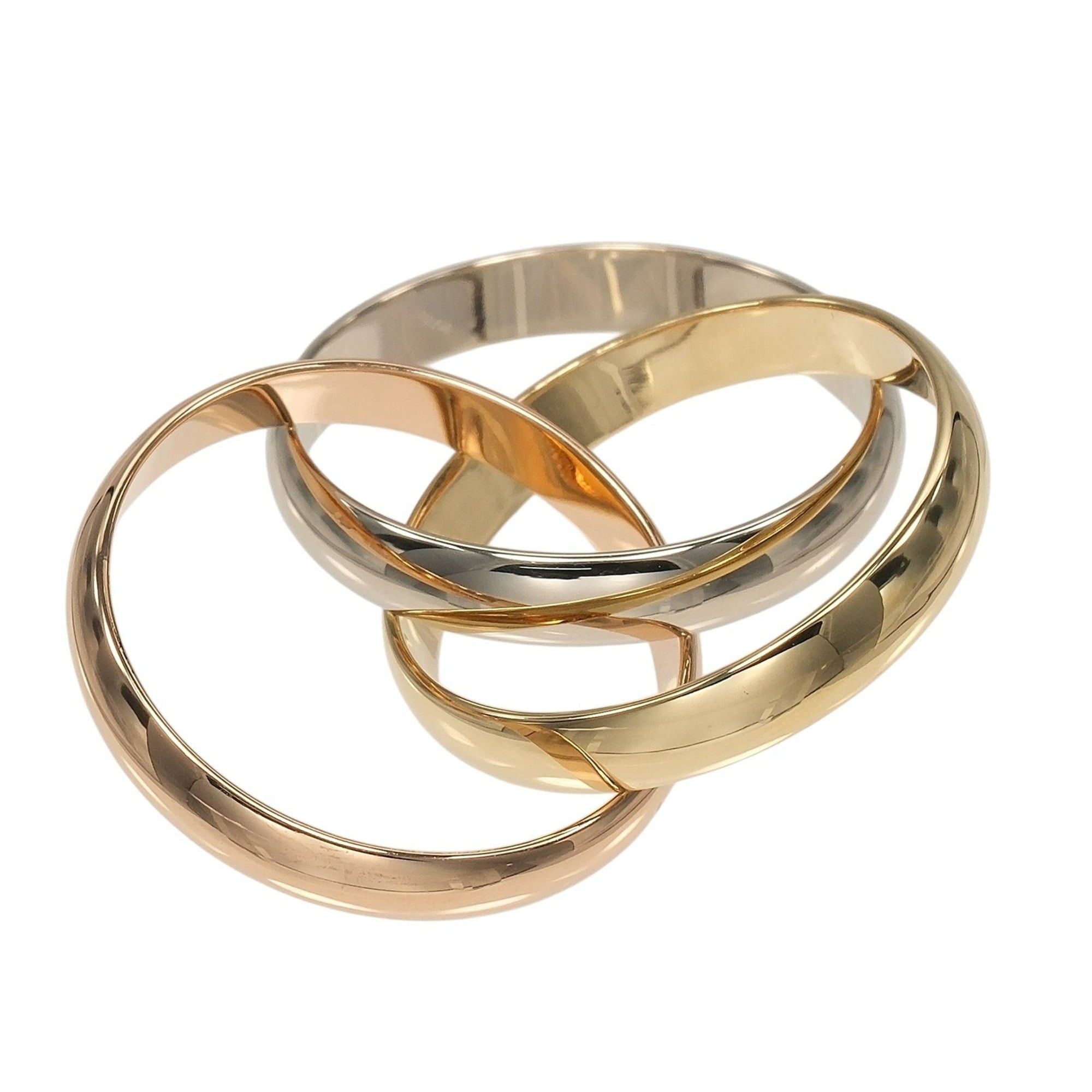 Cartier Cartier Trinity Ring, Size 12, 3.5mm Band, 18K Gold (YG, PG, WG), Approx. 7.61g Size ONE SIZE - 6 Thumbnail
