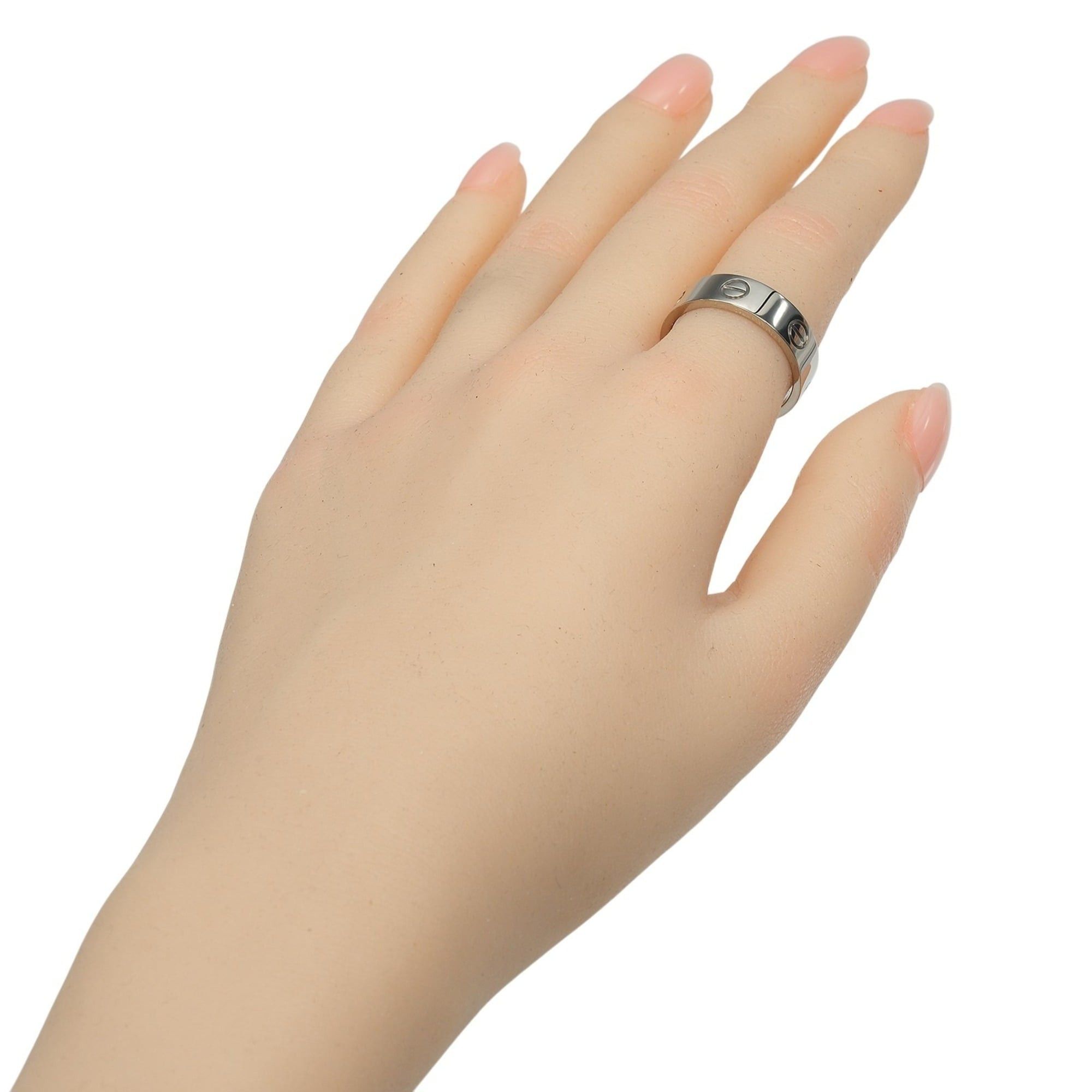 Cartier Cartier Love Classic Ring, Size 17, 18K White Gold, Approx. 8.67g Size ONE SIZE - 2 Thumbnail