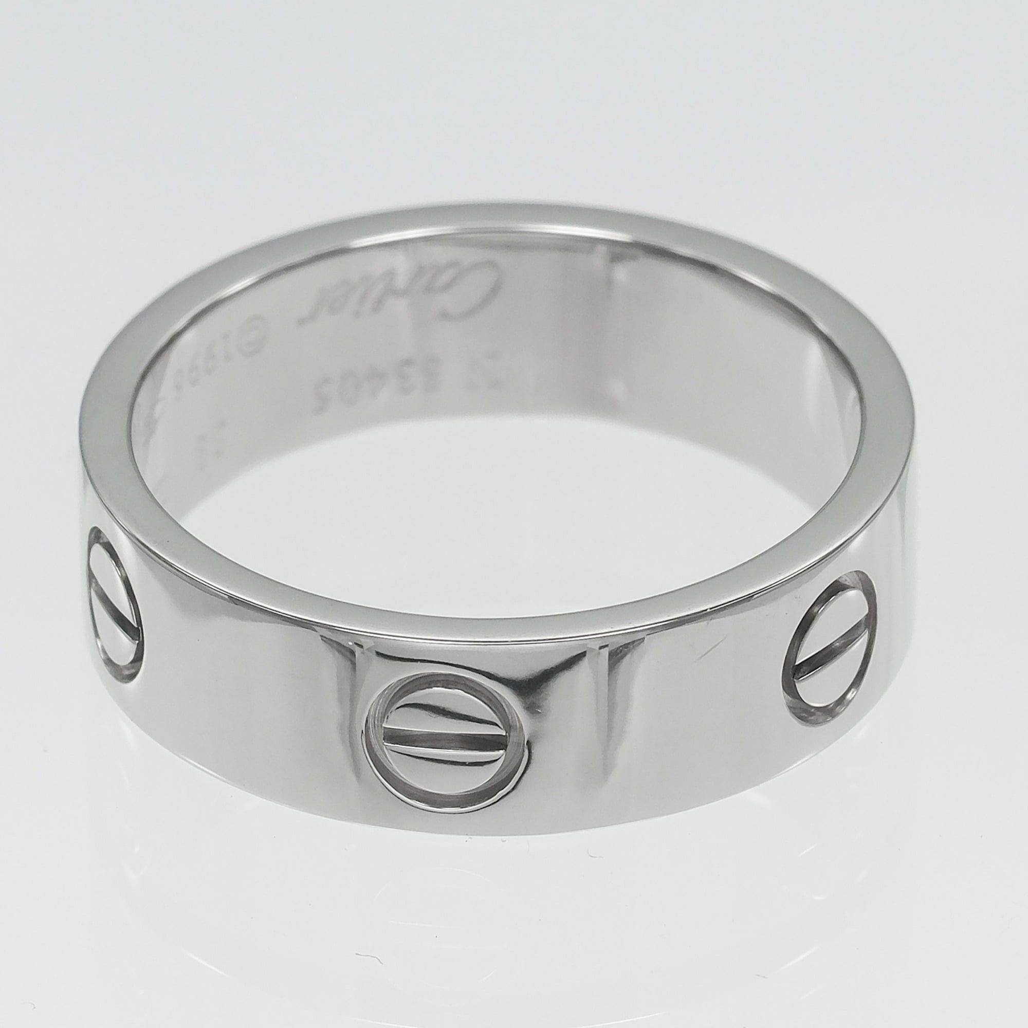 Cartier Cartier Love Classic Ring, Size 17, 18K White Gold, Approx. 8.67g Size ONE SIZE - 5 Thumbnail