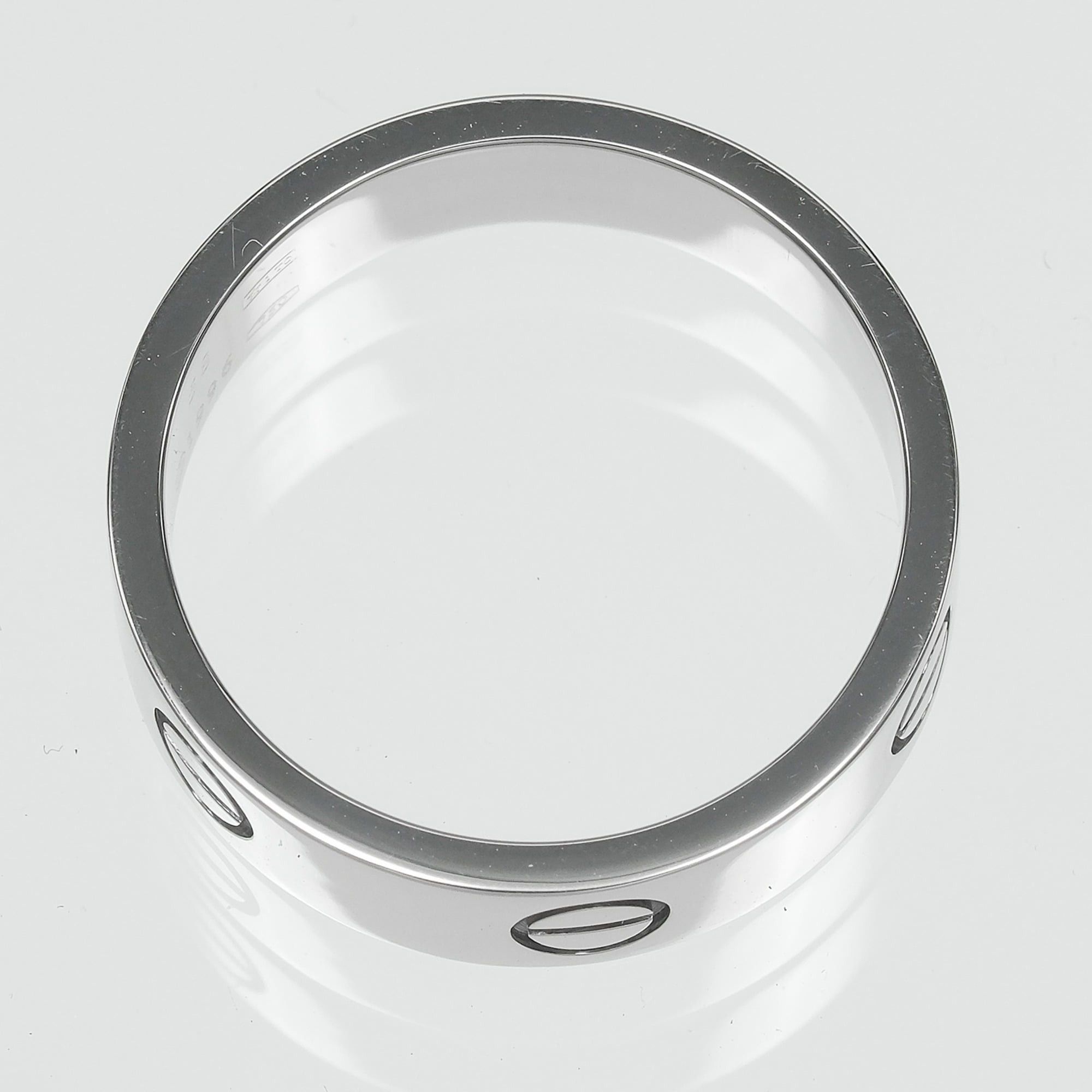 Cartier Cartier Love Classic Ring, Size 17, 18K White Gold, Approx. 8.67g Size ONE SIZE - 9 Thumbnail