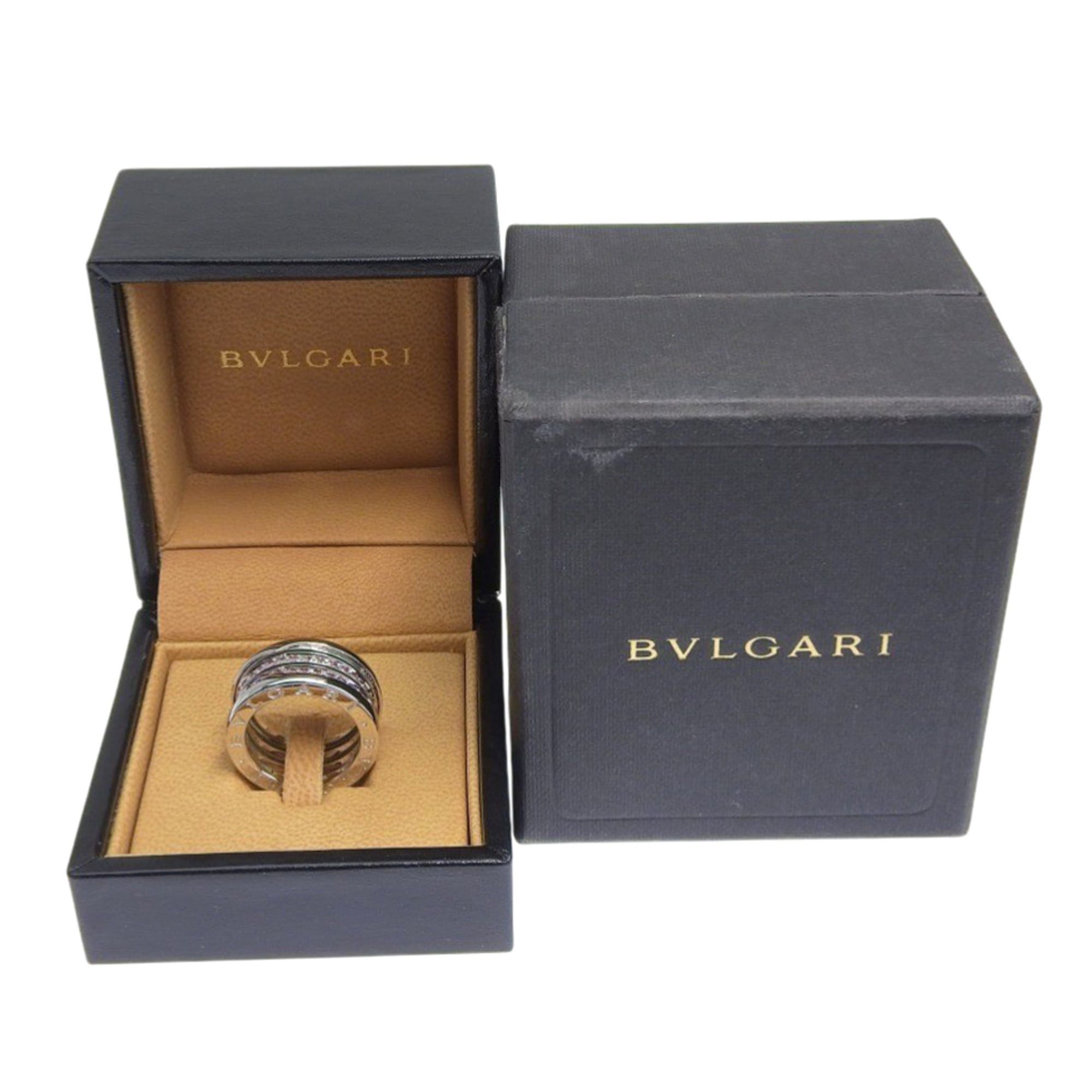 Bvlgari BVLGARI B-zero1 Ring, Size 11.5, 4-band design, 18K white gold with pink tourmaline, approx. 13.3g, Women's. Size ONE SIZE - 7 Thumbnail
