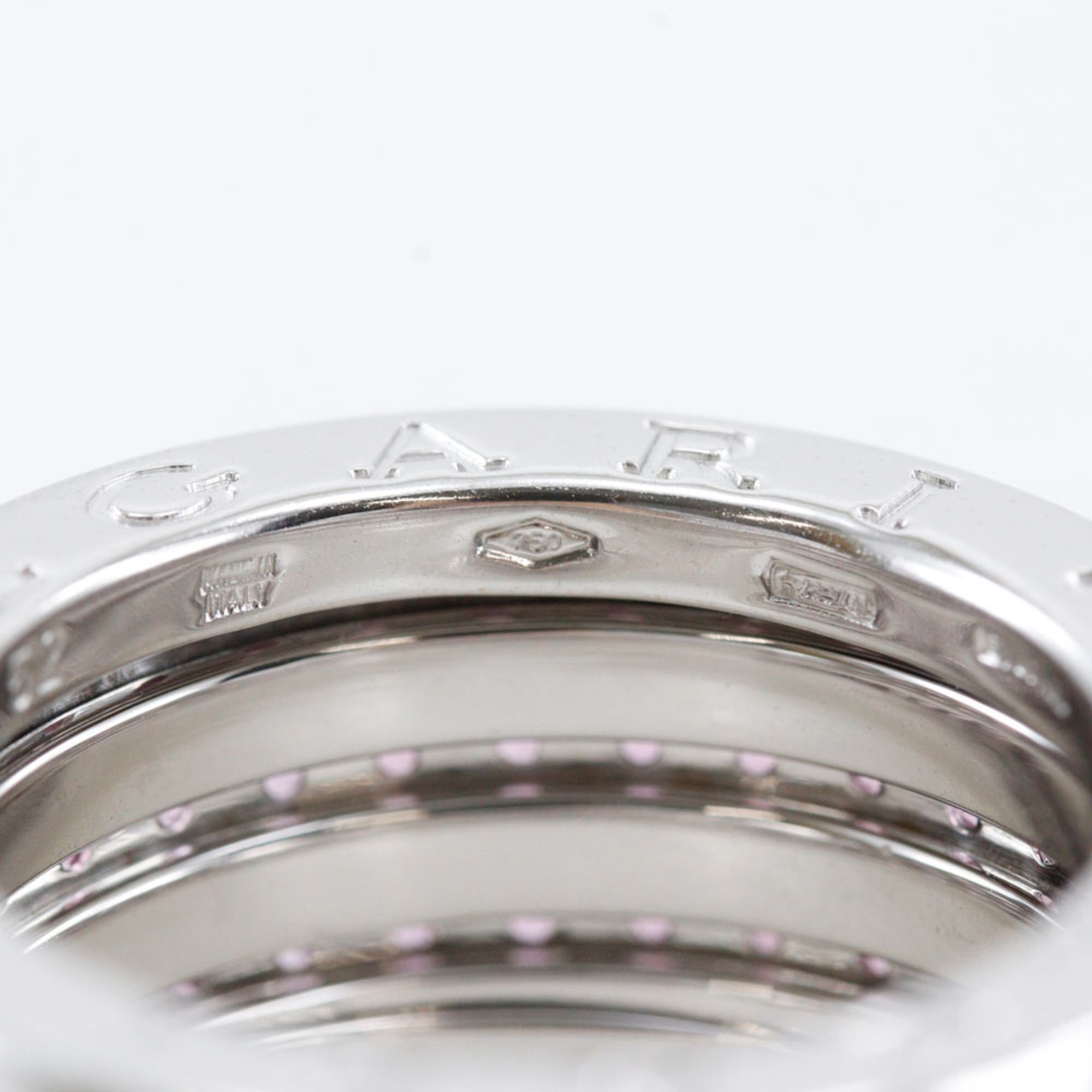 Bvlgari BVLGARI B-zero1 Ring, Size 11.5, 4-band design, 18K white gold with pink tourmaline, approx. 13.3g, Women's. Size ONE SIZE - 6 Thumbnail