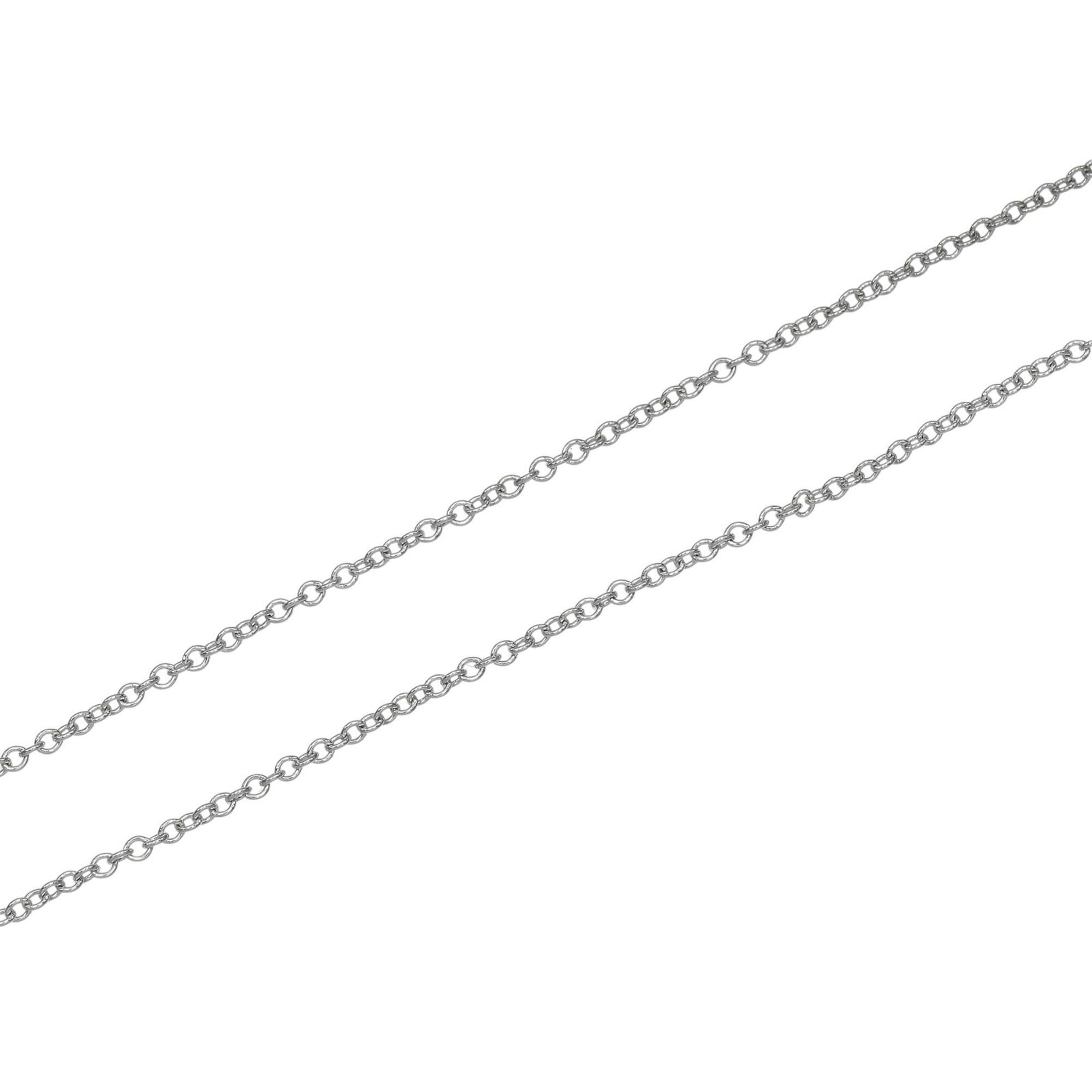 Tiffany & Co. Tiffany & Co. Heart Lock Necklace, 18K White Gold, Diamond, Approx. 3.22g. Size ONE SIZE - 5 Thumbnail
